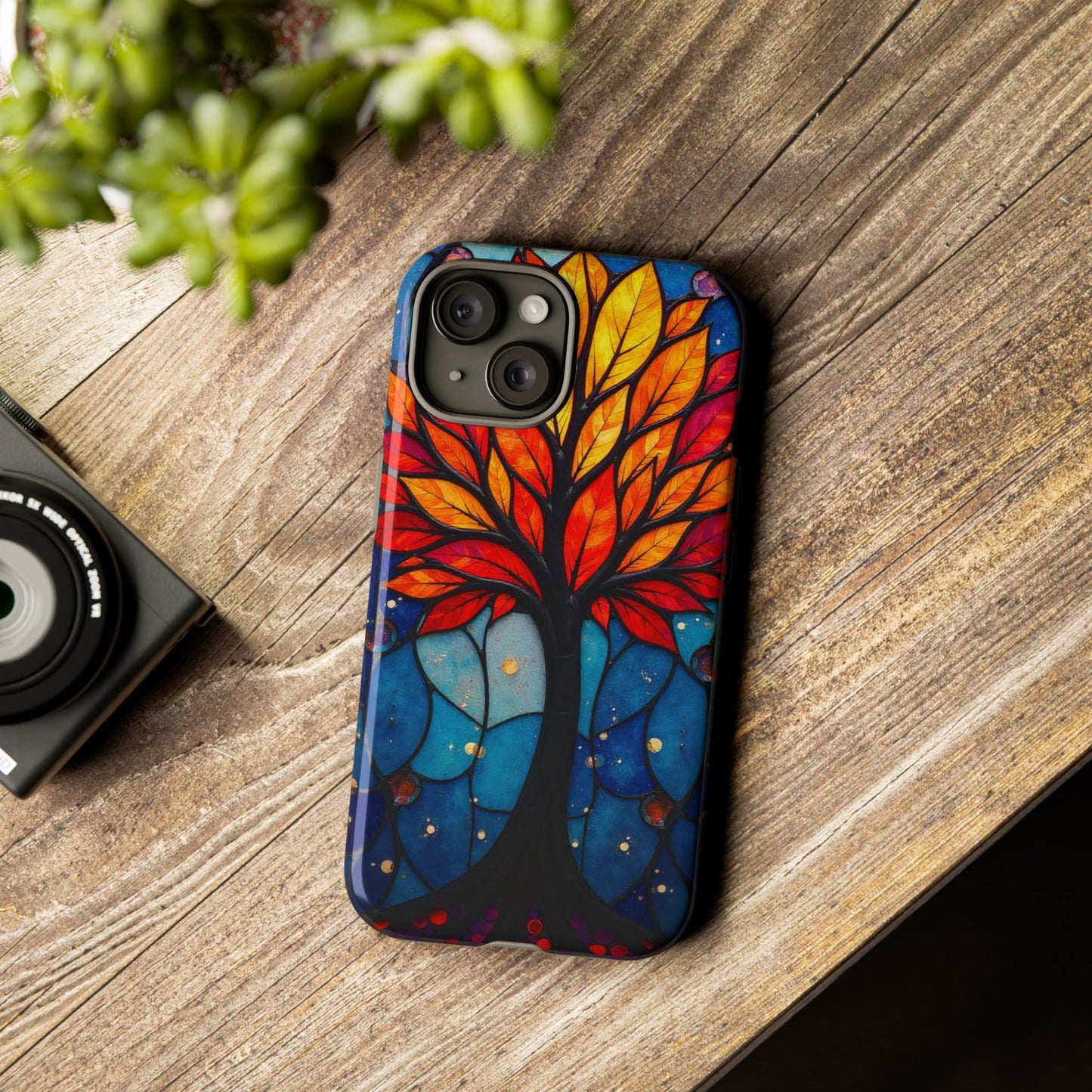 Stained Glass Tree: A Burst of Vibrant Elegance
