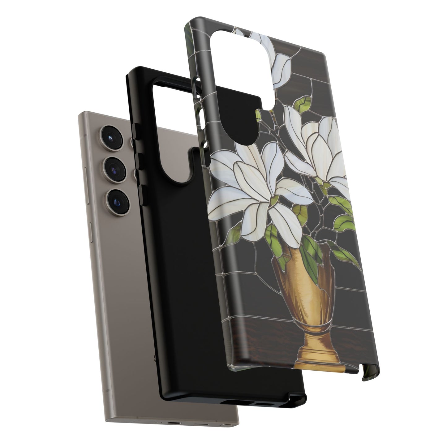 Stained Glass Floral Phone Case
