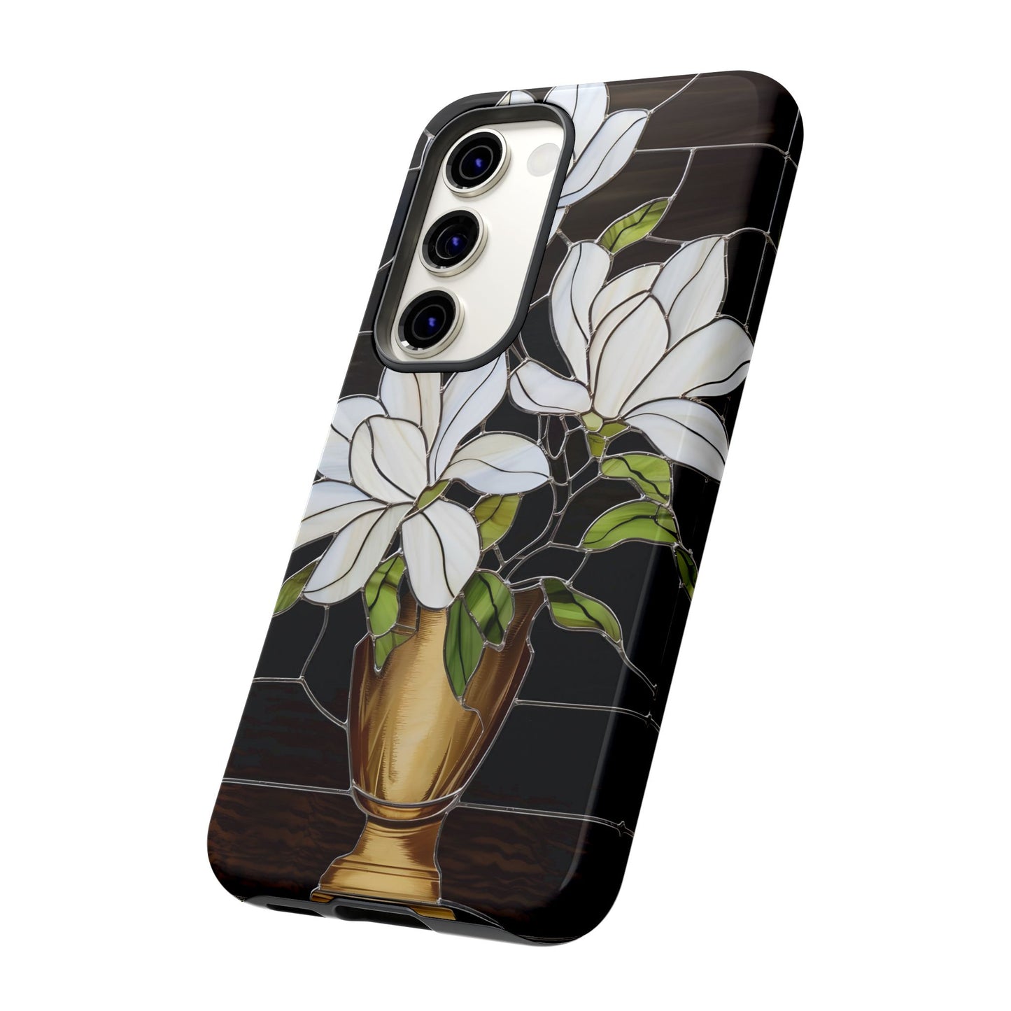 Stained Glass Floral Phone Case