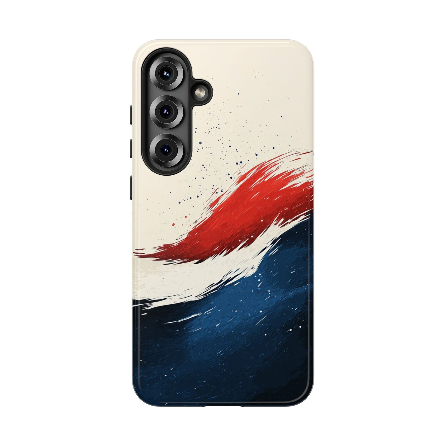 Crimson Tide – Artistic Brushstroke Abstract Case for iPhone, Google Pixel, Samsung