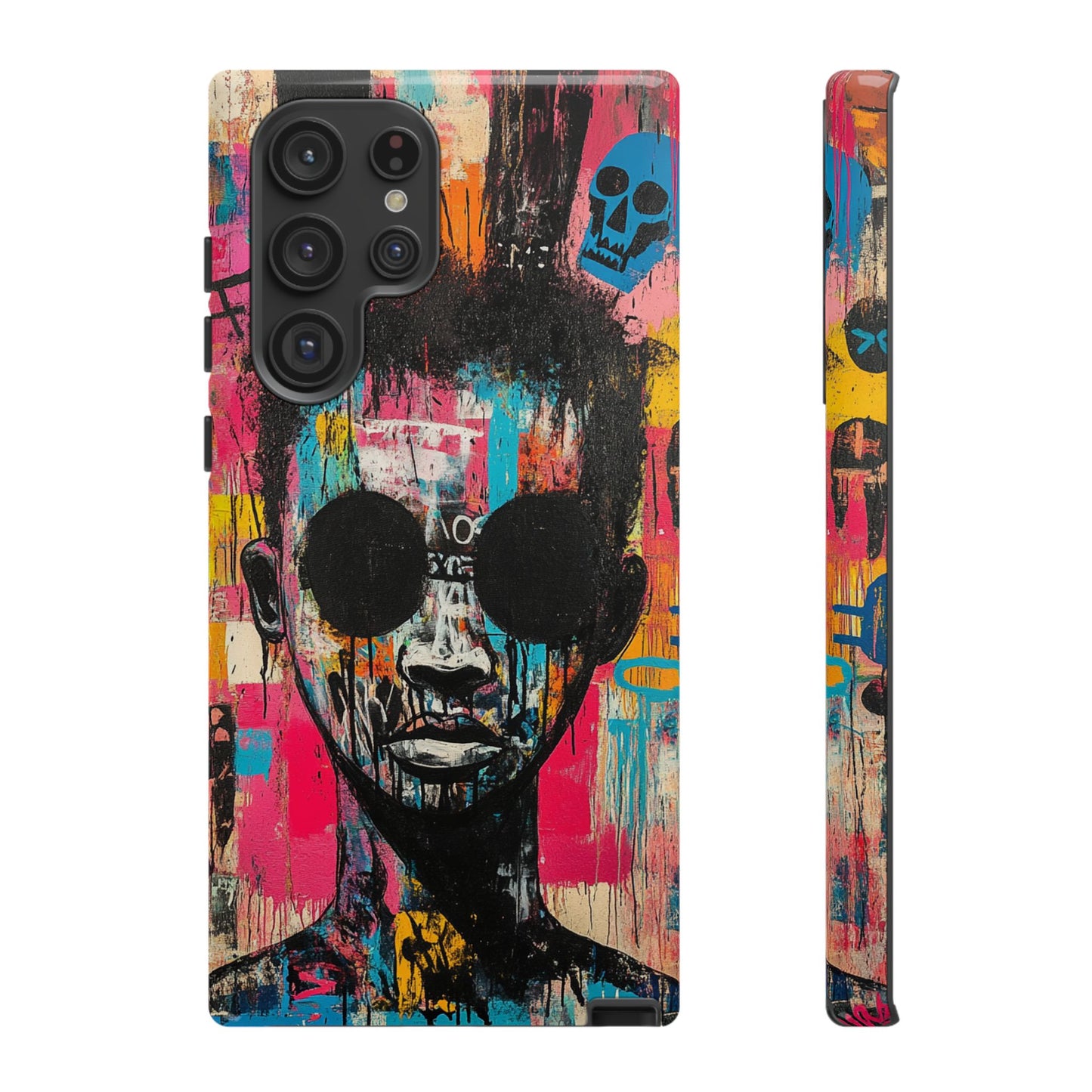 Basquiat Street Art Phone Case – Artistic Phone Protection - iPhone, Samsung & Google Pixel Cover - Artistic Painting Case, Art Lover Gift