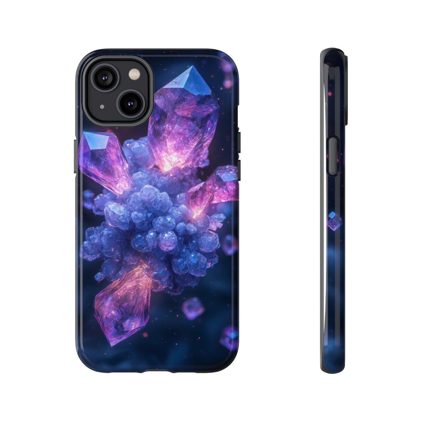 Cosmic Amethyst Crystal Phone Case for iPhone, Samsung & Google Pixel