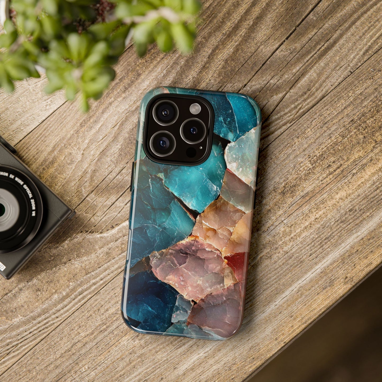 Iridescent Opal Shard Phone Case for iPhone, Samsung & Google Pixel