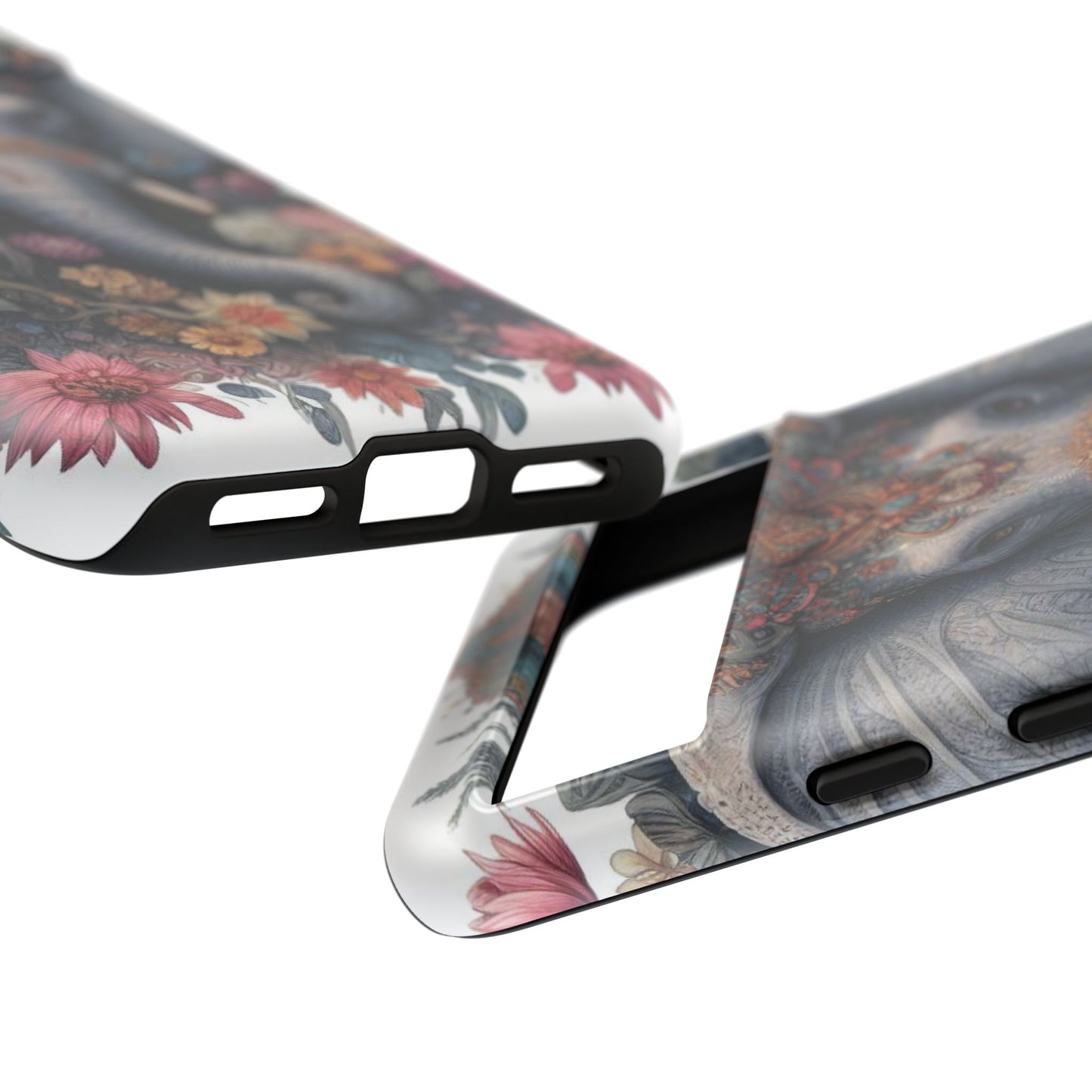 Regal Ornate Elephant Mobile Cover – Majestic Bohemian Art