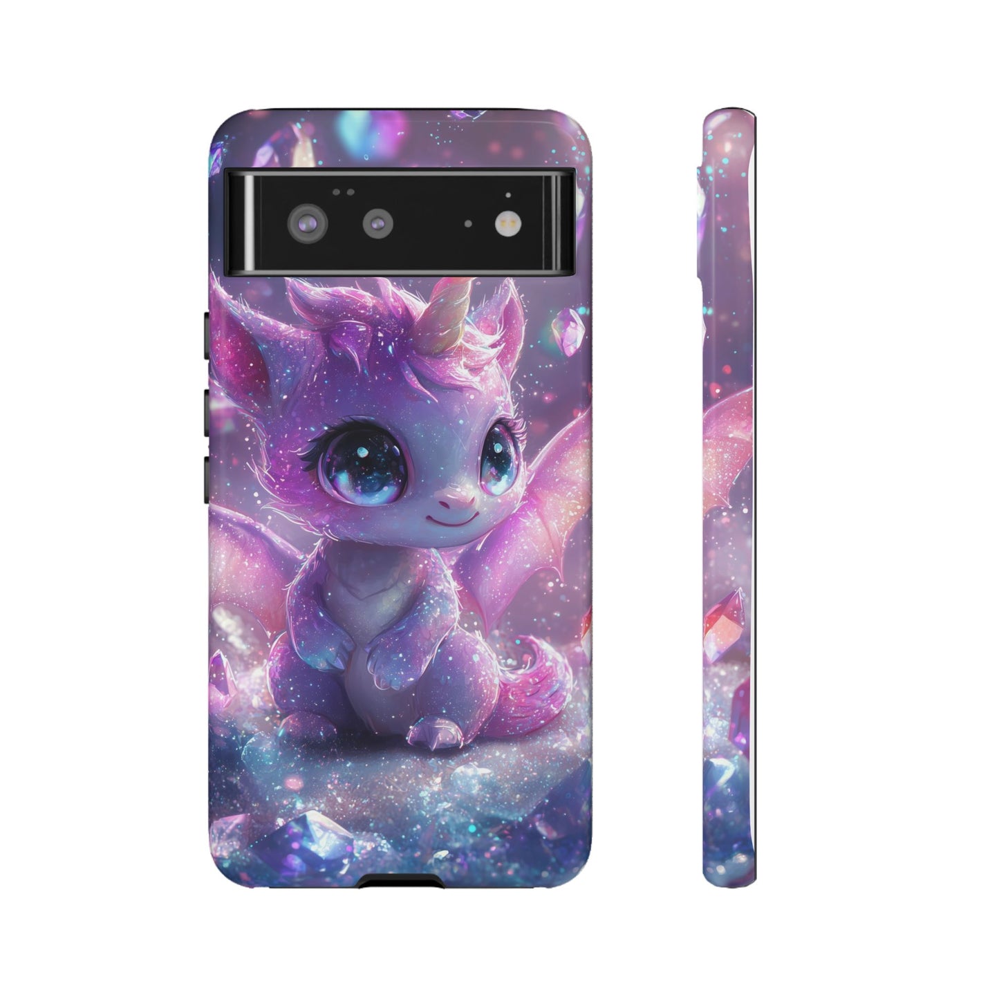 Mystic Crystal Unicorn-Dragon Phone Case for iPhone, Samsung, Google Pixel