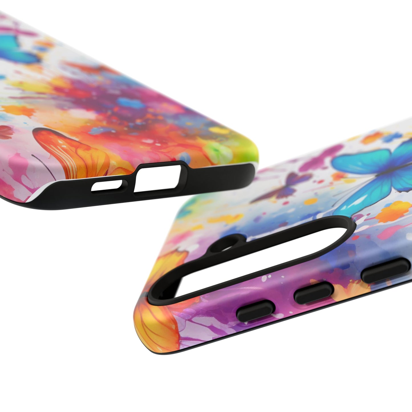 Vibrant Watercolor Butterfly Mobile Case