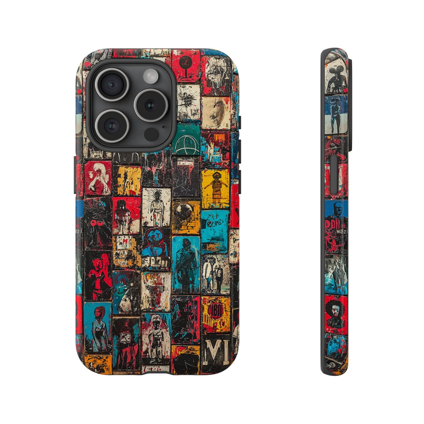 Abstract Art Phone Case – Basquiat-Inspired Phone Cover - iPhone, Samsung & Google Pixel Cover - Artistic Painting Case, Art Lover Gift