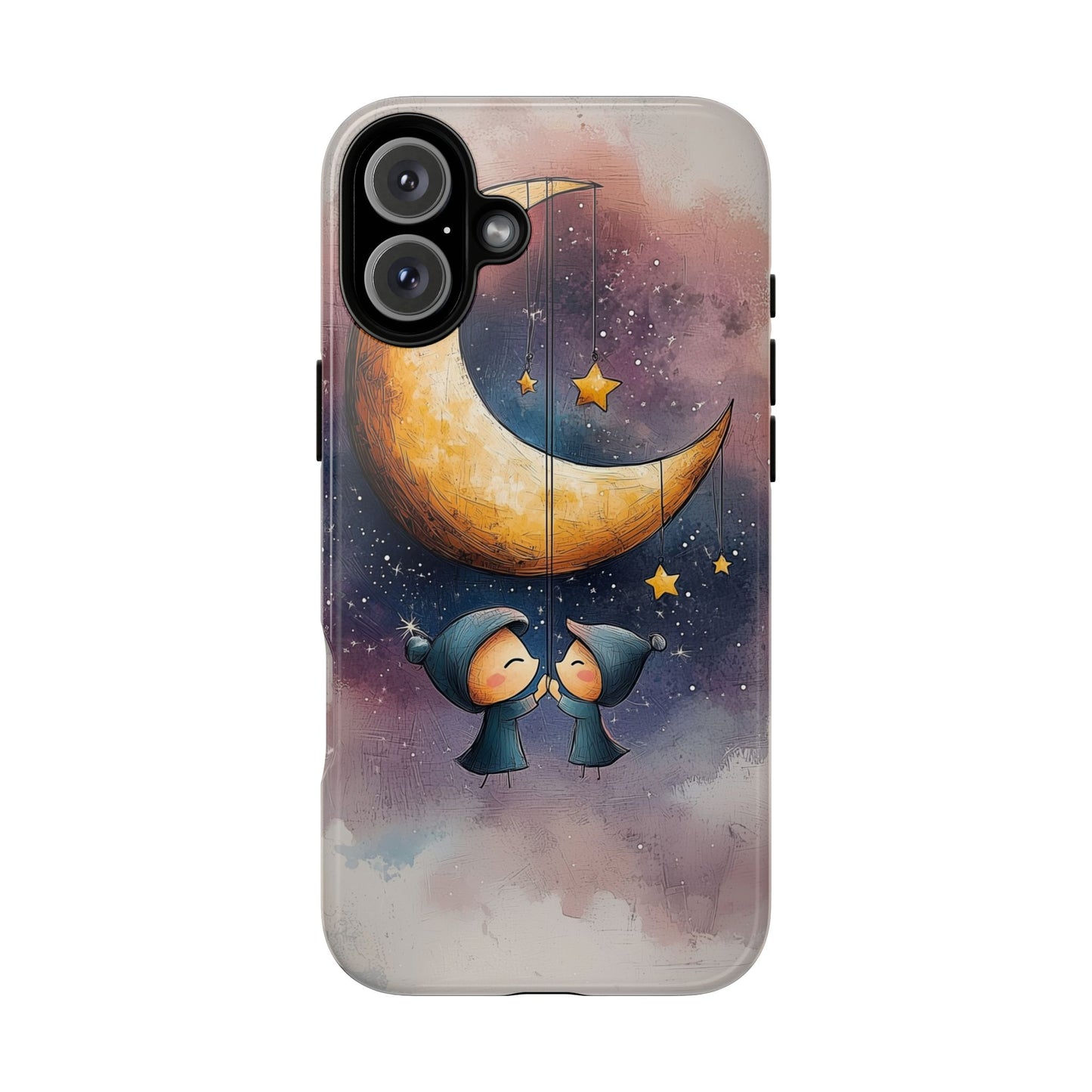 Dreamy Moonlight Duo Phone Case for iPhone, Samsung, Google Pixel