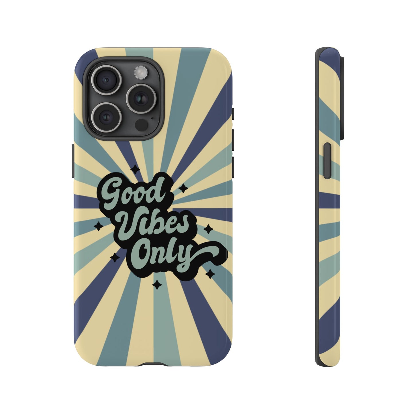 Retro "Good Vibes Only" Phone Case β Vintage Aesthetic for iPhone, Samsung & Google Pixel