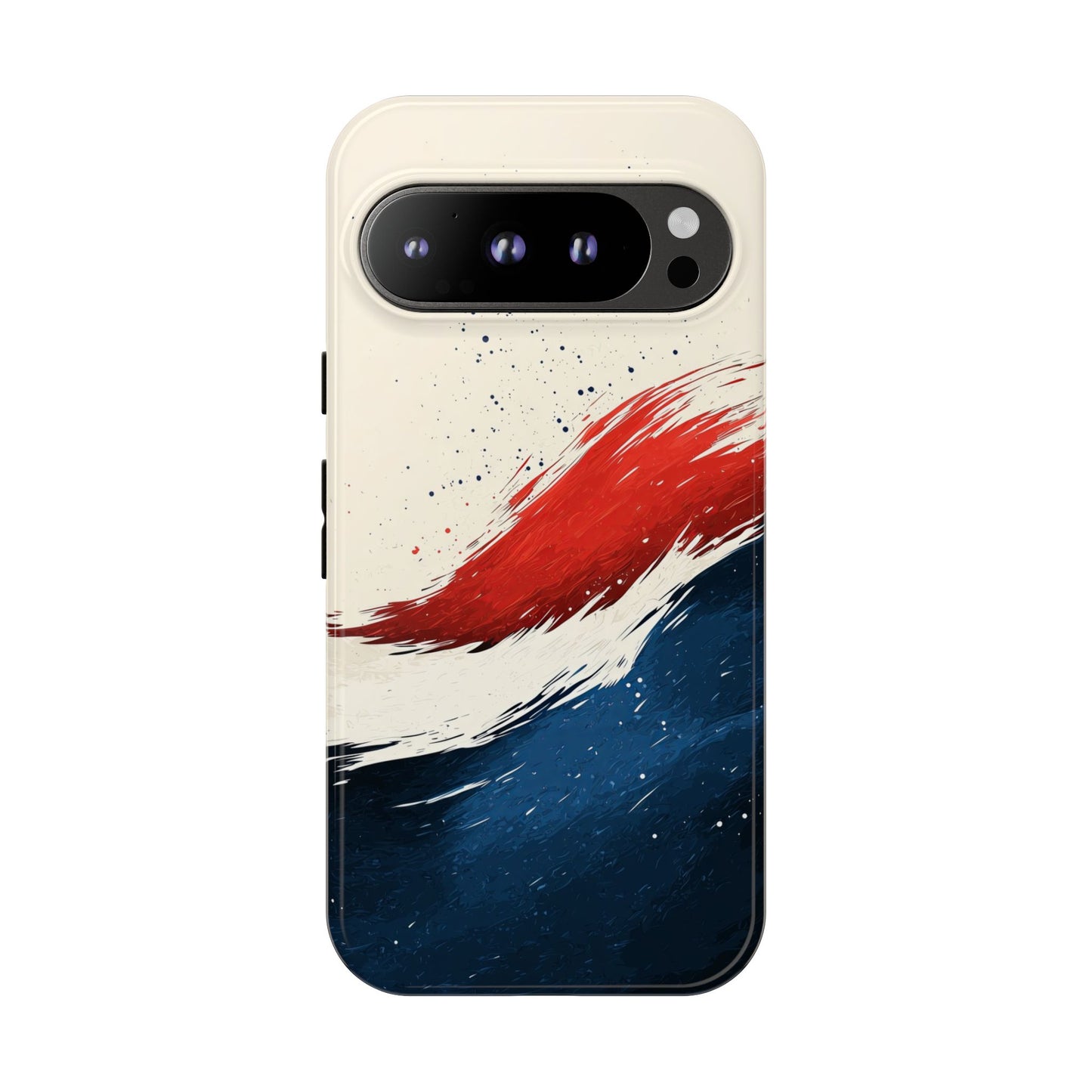 Crimson Tide – Artistic Brushstroke Abstract Case for iPhone, Google Pixel, Samsung