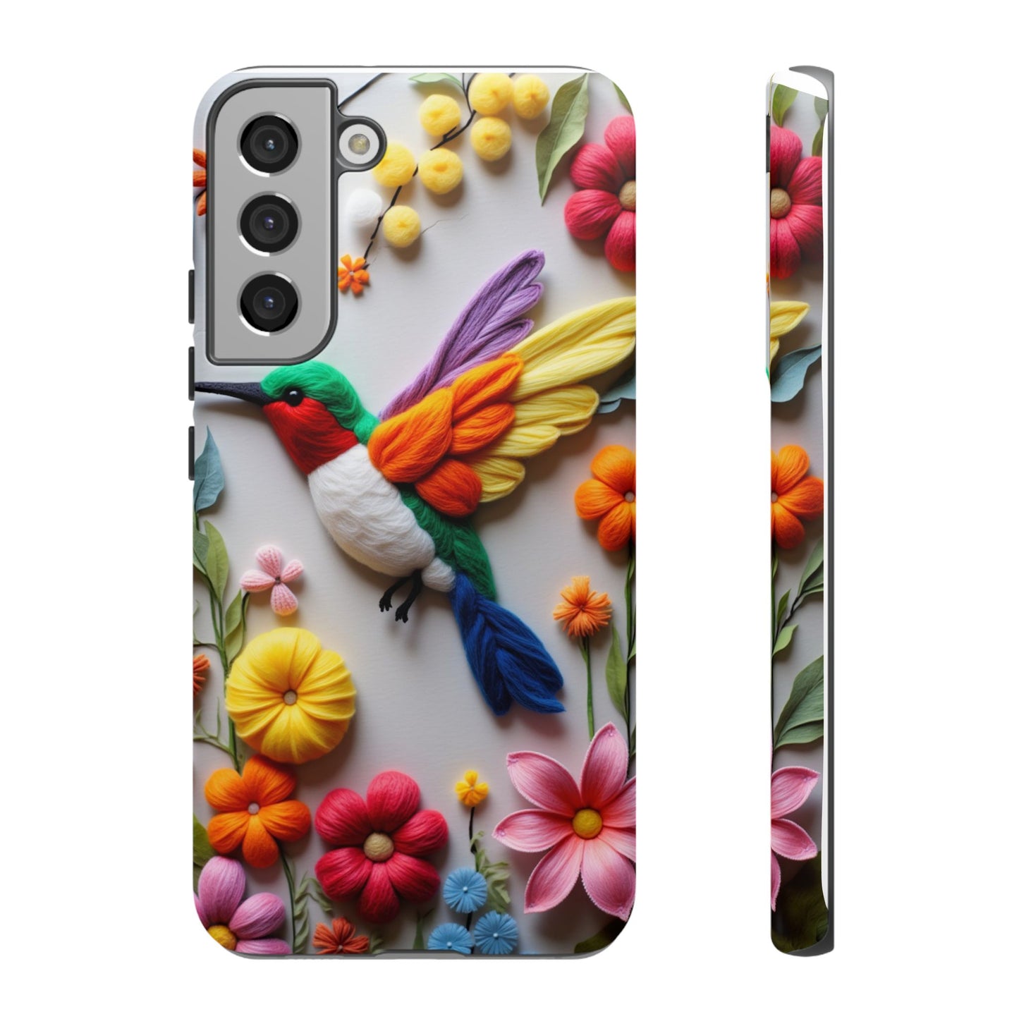 Elegant Hummingbird with Floral Mosaic Design | Nature's Artistic Vibes | Pixel 8 pro