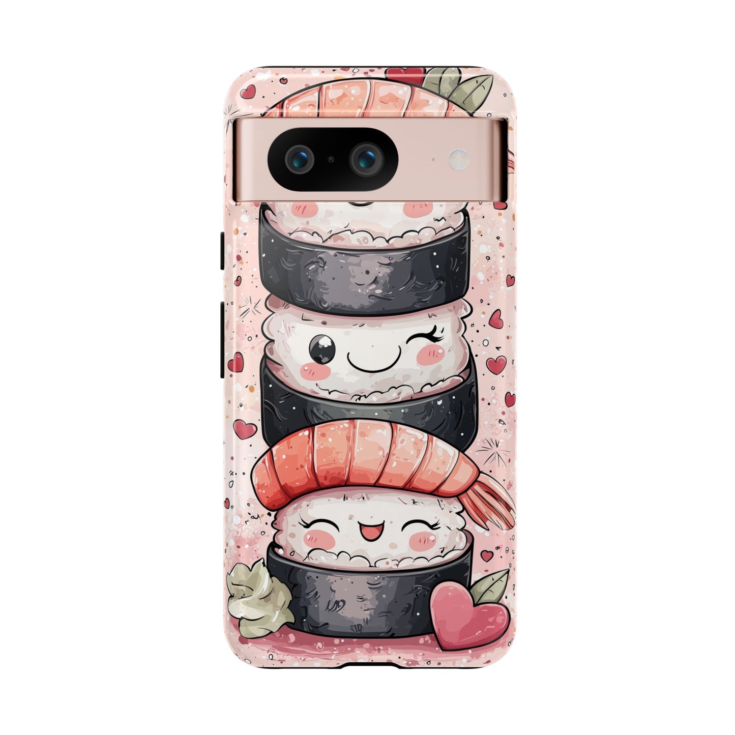 Anime Sushi Stack Phone Case β Cute & Tasty-Inspired Design for iPhone, Samsung, and Google Pixel