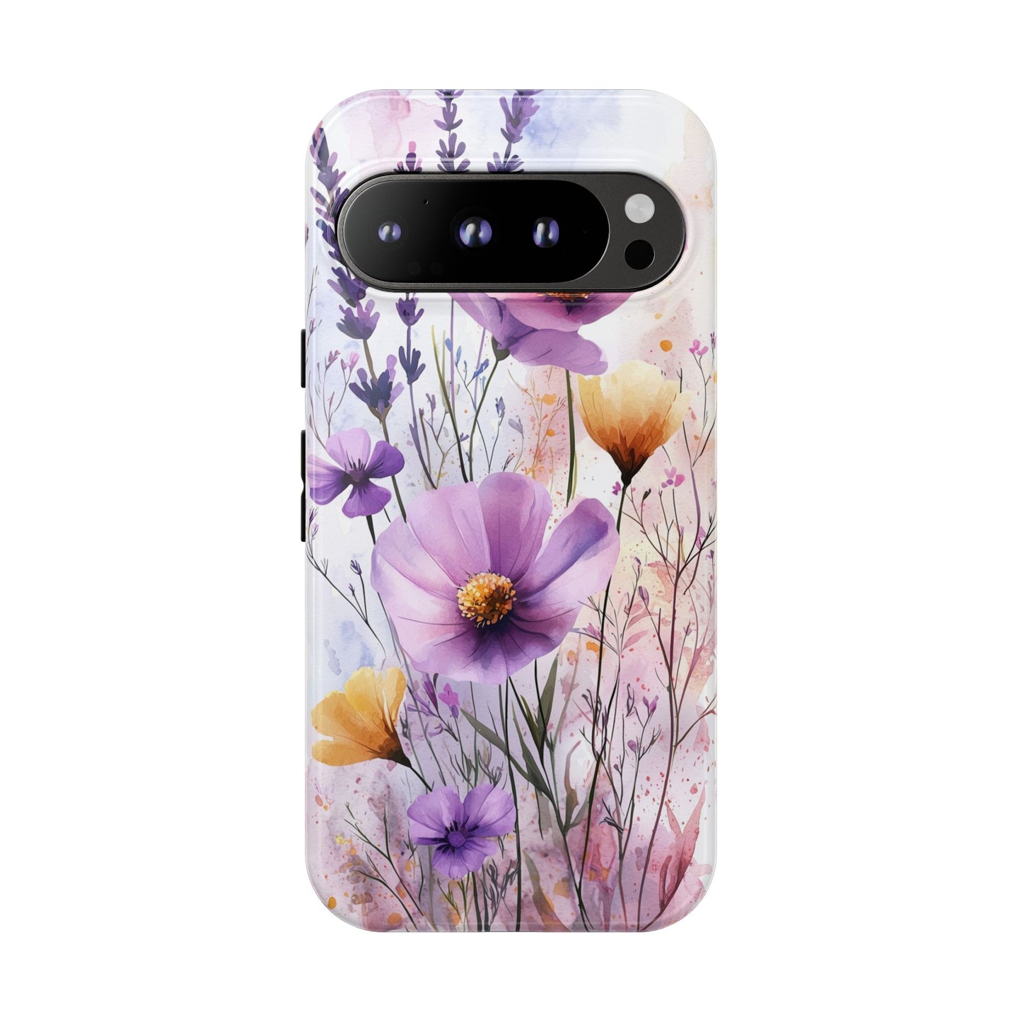 Wildflower Symphony Watercolor Phone Case for iPhone, google Pixel & Samsung