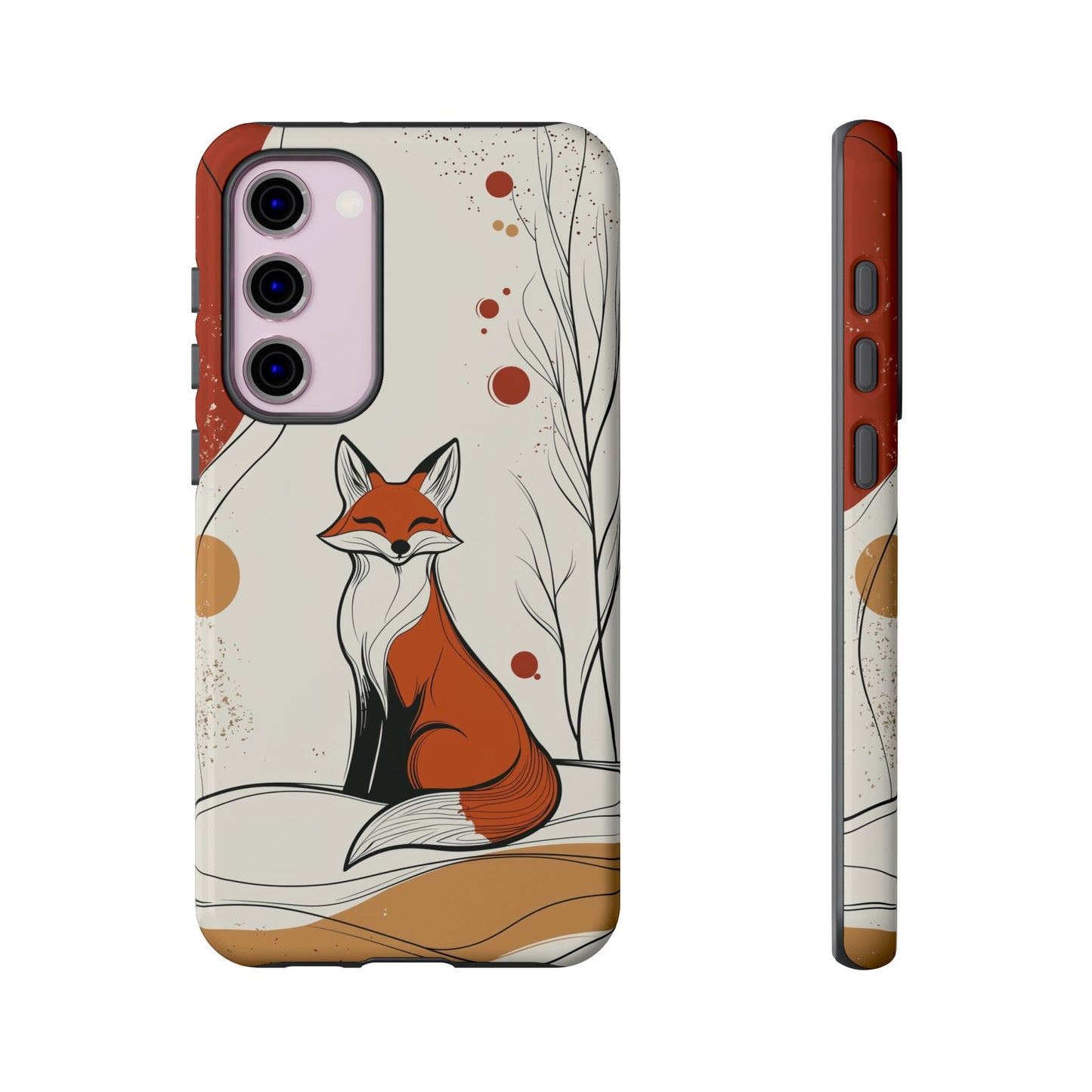 Smiling Fox: Playful Forest Charm Phone Case for iPhone, Samsung & Pixel