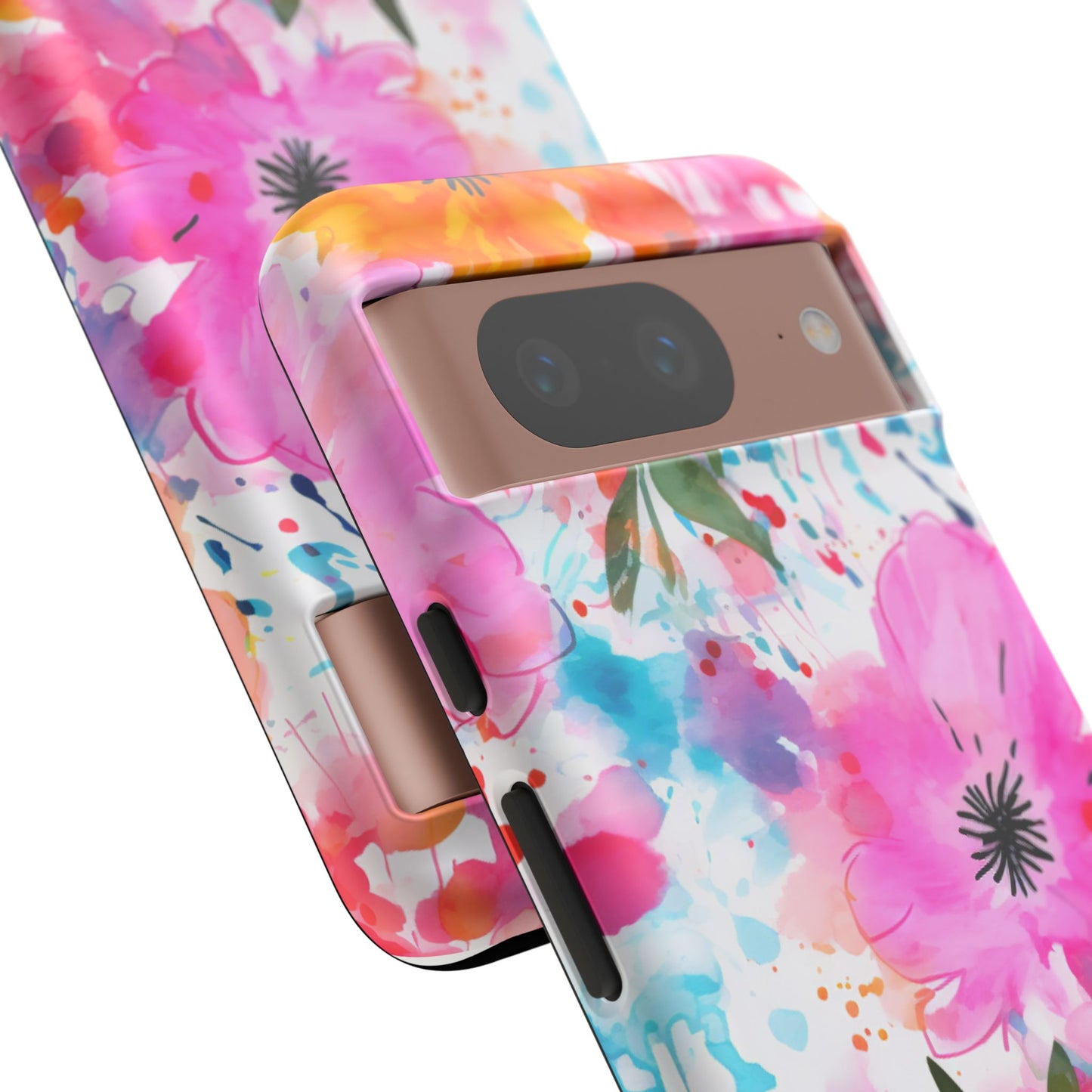 Vibrant Watercolor Floral Phone Case – Artistic & Colorful Design