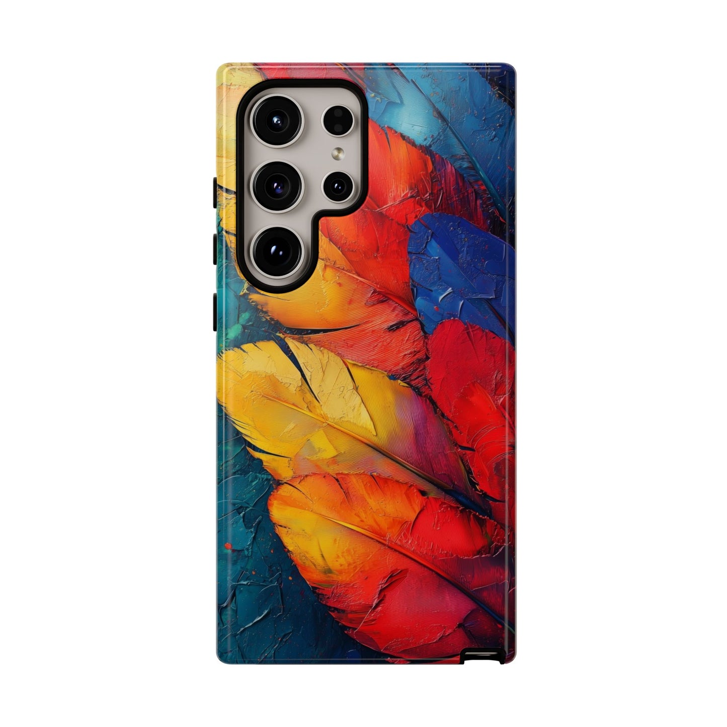 Tropical Macaw Feather Phone Case for iPhone, Samsung & Google Pixel