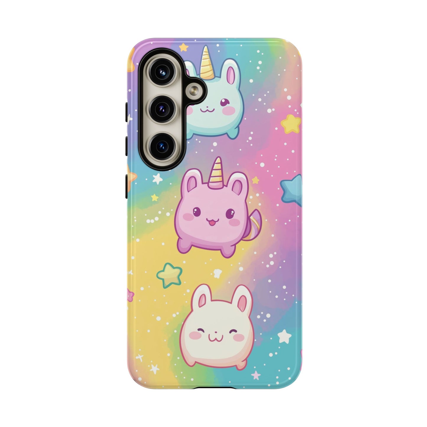 Pastel Unicorn Bunny Anime Phone Case for iPhone, Samsung, Google Pixel