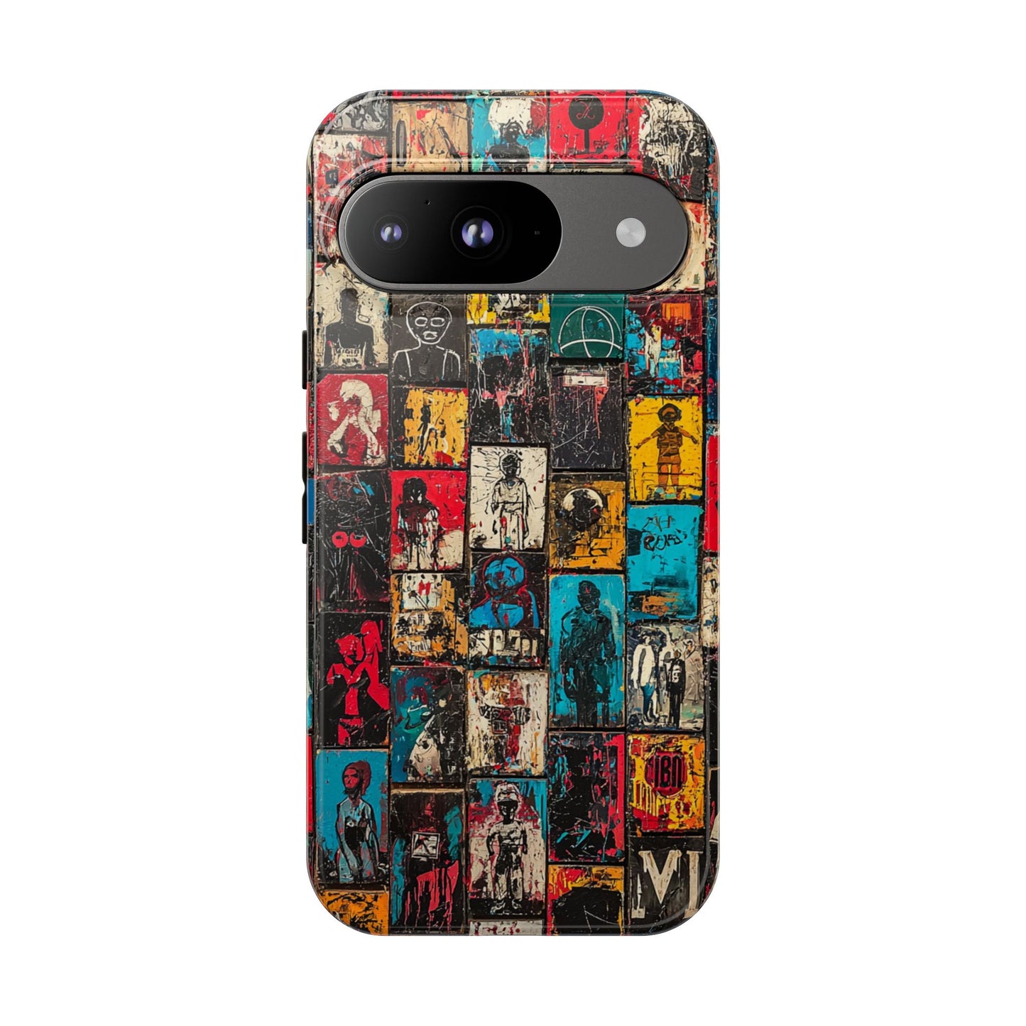 Abstract Art Phone Case – Basquiat-Inspired Phone Cover - iPhone, Samsung & Google Pixel Cover - Artistic Painting Case, Art Lover Gift