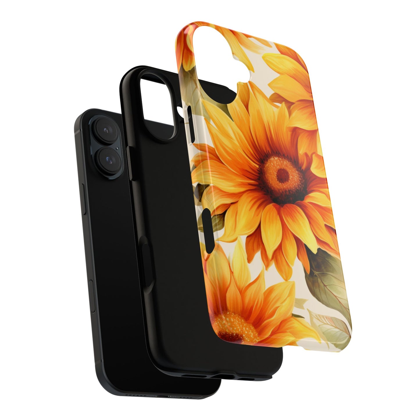 Golden Sunflower Glow Mobile Case – Radiant & Elegant