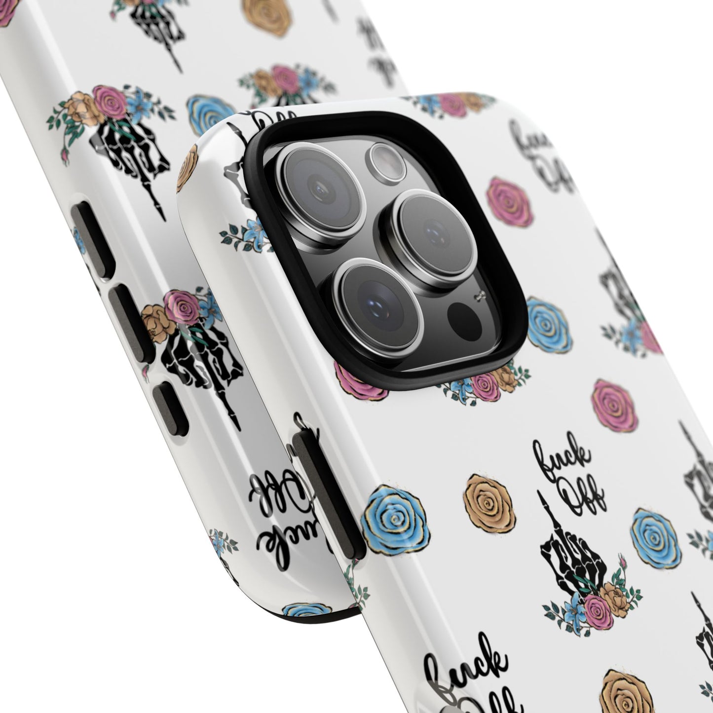Skeleton Hand Middle Finger Phone Case β Badass Gothic Cover for iPhone, Samsung & Google Pixel