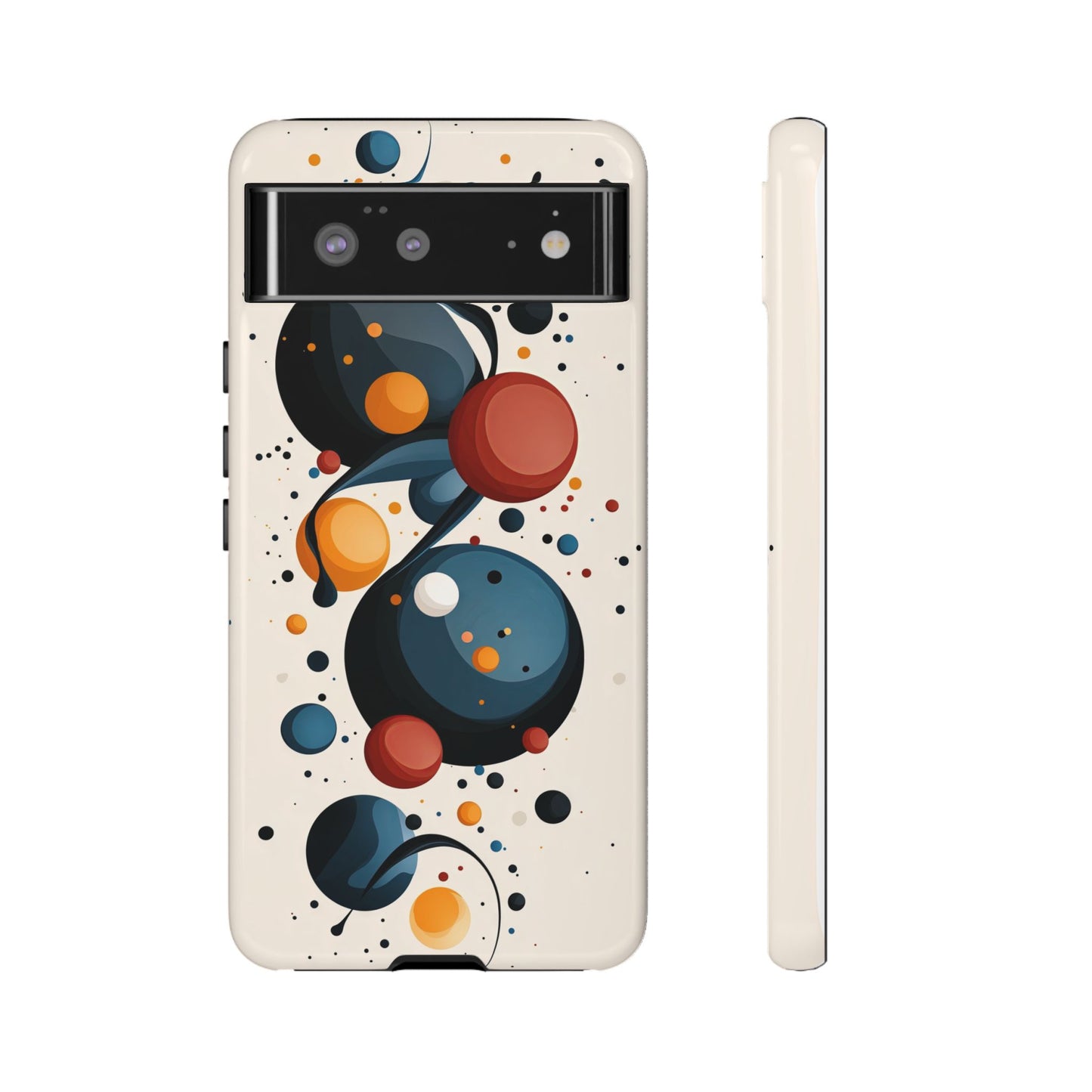 Cosmic Orbit – Abstract Sphere Phone Case for iPhone, Samsung & Pixel