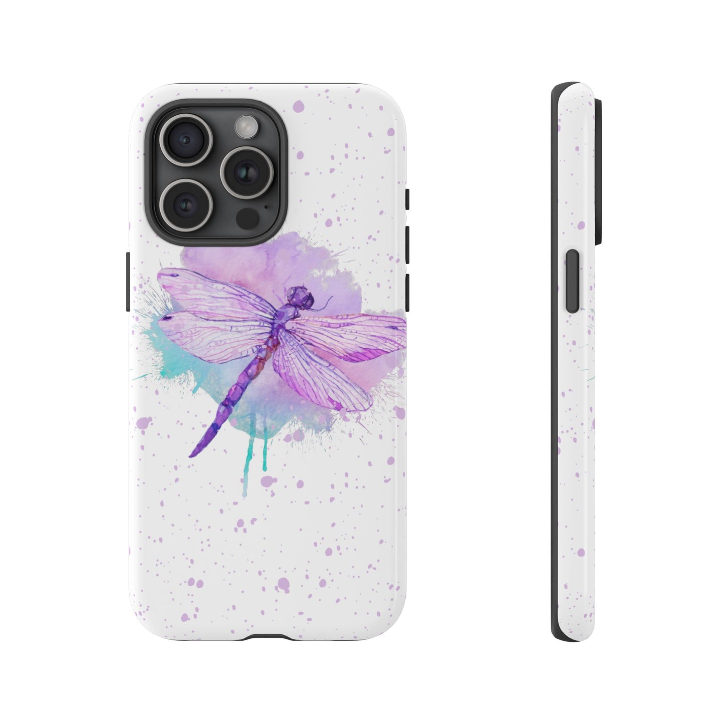 Watercolor Dragonfly Print Phone Case - iPhone, Samsung & Google Pixel Cover - Artistic Phone Case, Insect Lover Gift