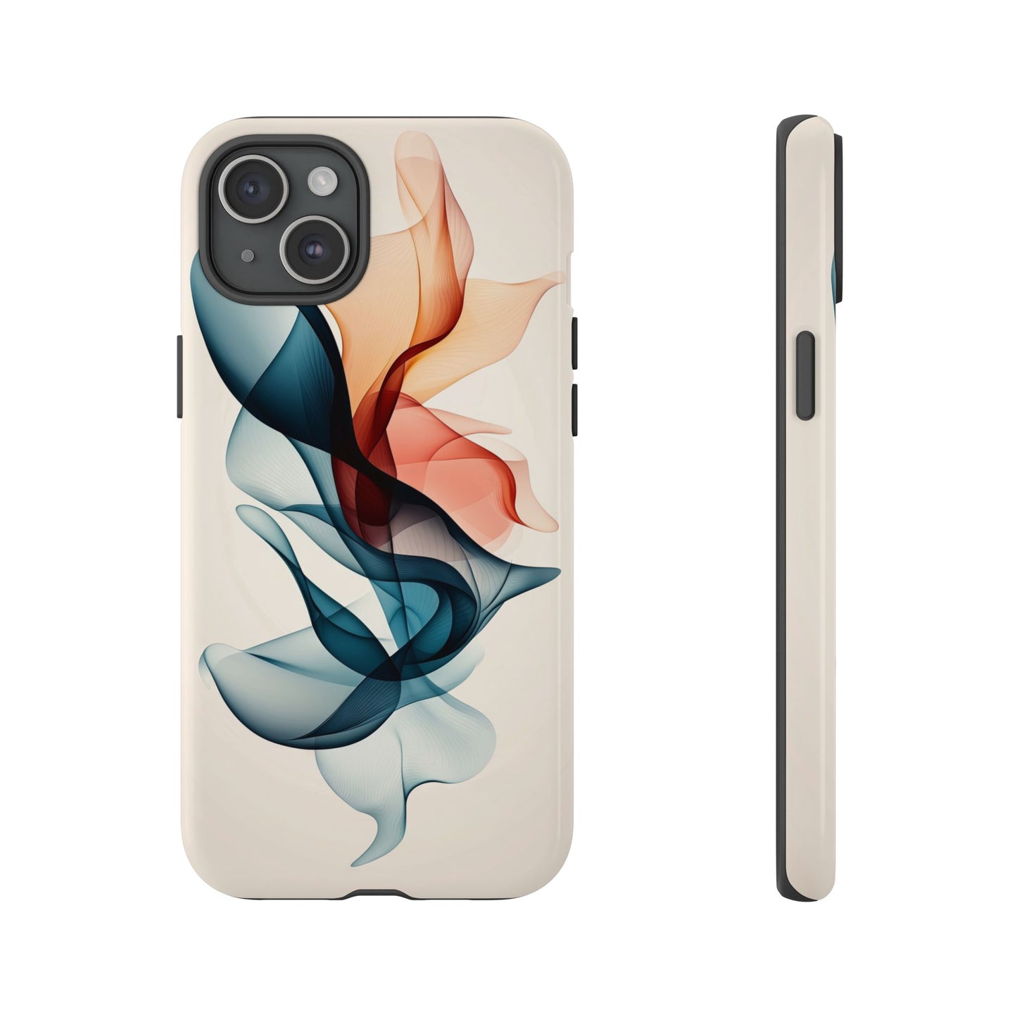 Ethereal Flow – Minimal Abstract Phone Case for iPhone, Google Pixel, Samsung