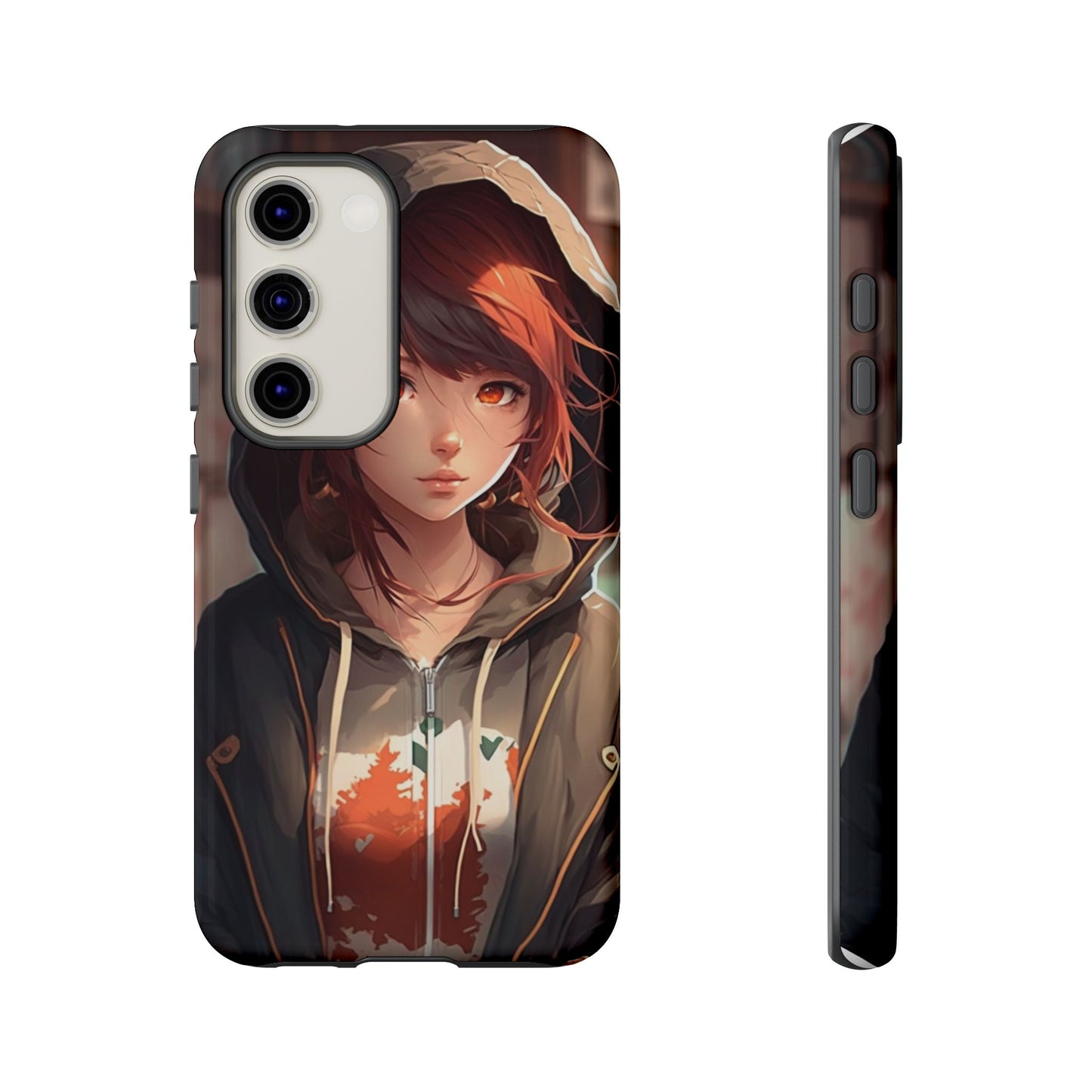 Anime Girl Phone Case - Cute Aesthetic Cover for iPhone, Samsung & Google Pixel, Girly Phone Case, Kawaii Lover Gift