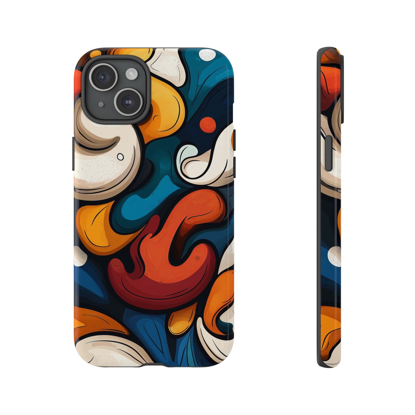Molten Motion – Bold Abstract Swirl Phone Case for iPhone, Google Pixel, Samsung