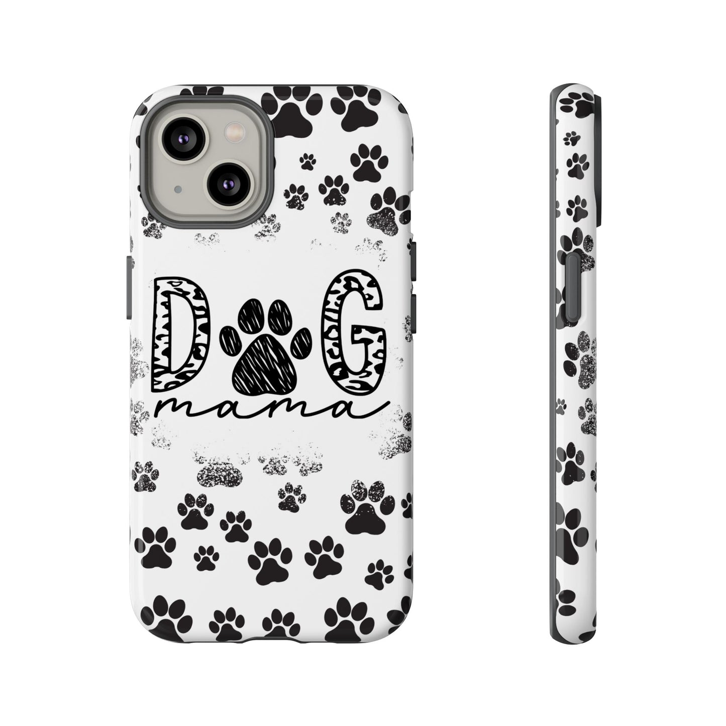 Dog Mama Phone Case for iPhone, Samsung & Google Pixel, Paw Print Phone Cover, Furry Friend Phone Case, Dog Owner/Pat Parents/Dog Mom Gifts