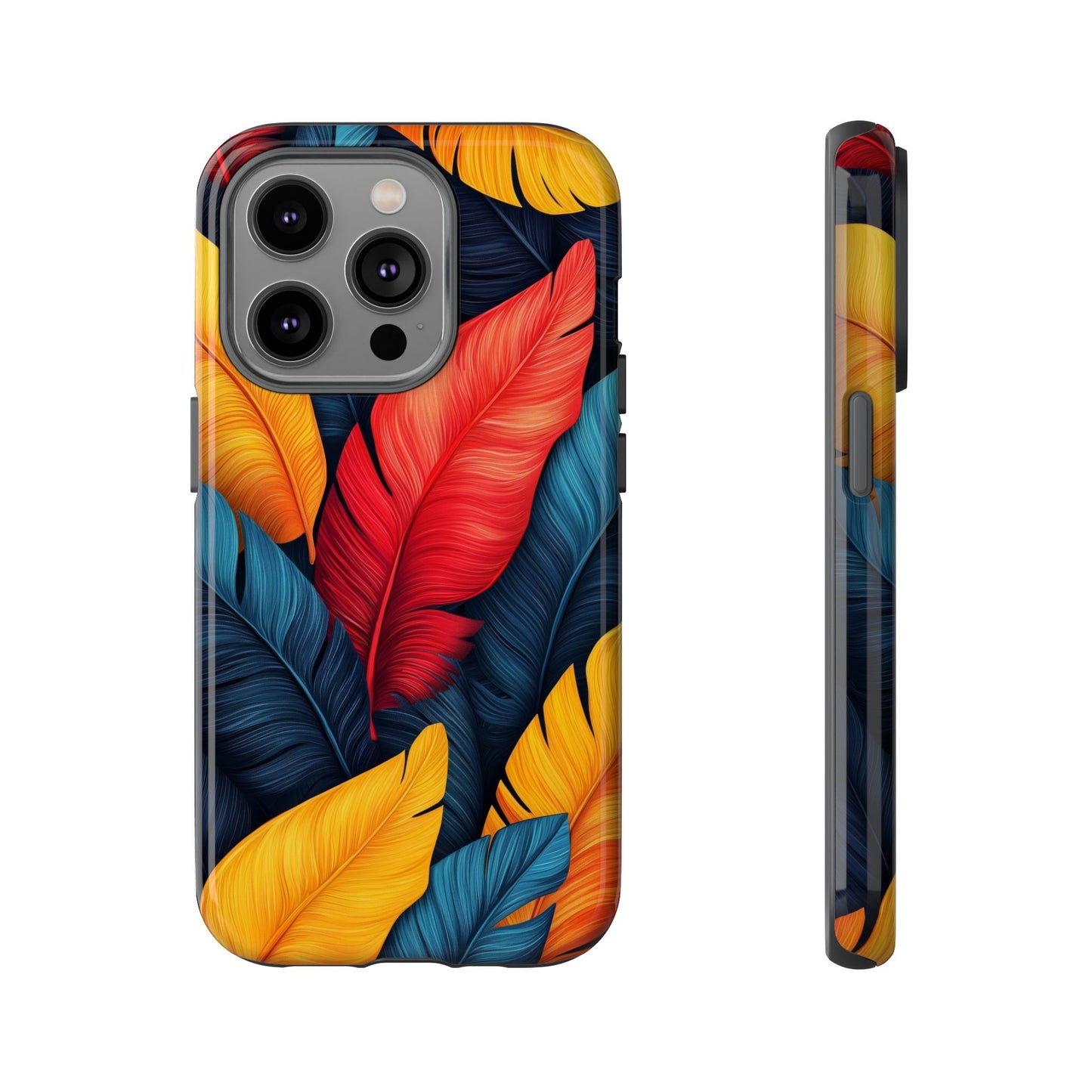 Jungle Toucan Feathers Phone Case β Vibrant & Unique for iPhone, Pixel & Samsung