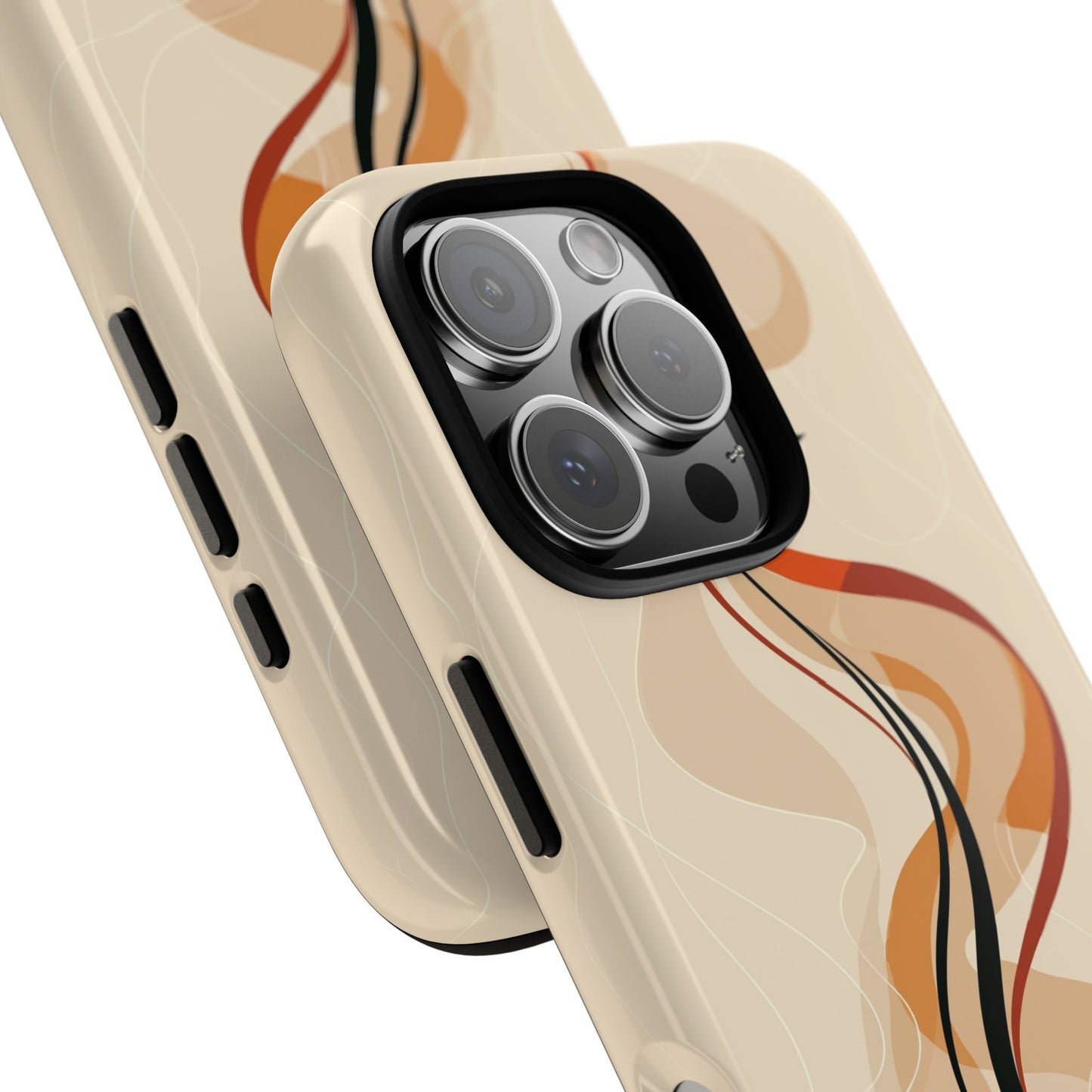 Feminine Flame: Abstract Grace Phone Case for iPhone, Samsung & Pixel