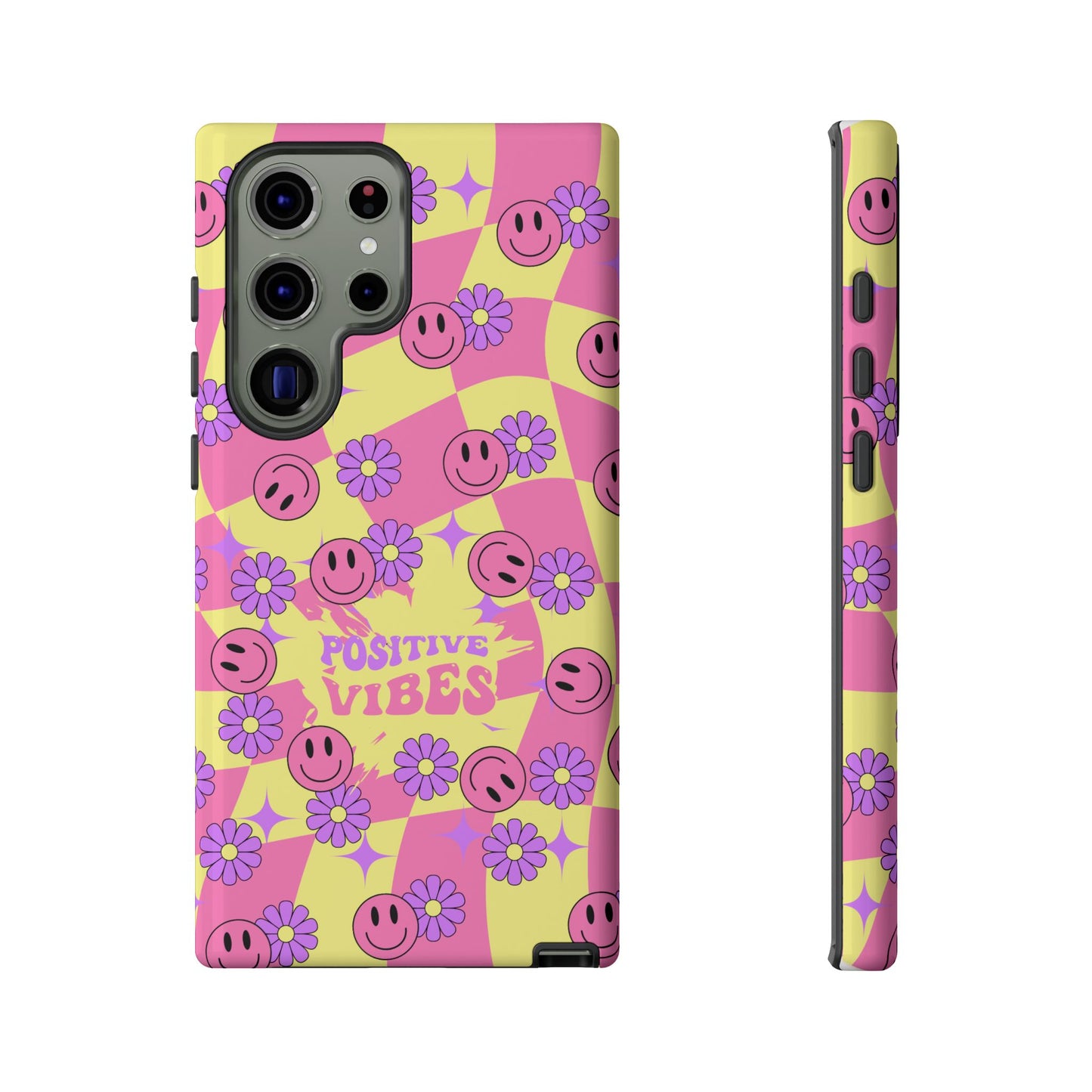 Positive Vibes Phone Case β Aesthetic Motivational Cover for iPhone, Samsung & Google Pixel