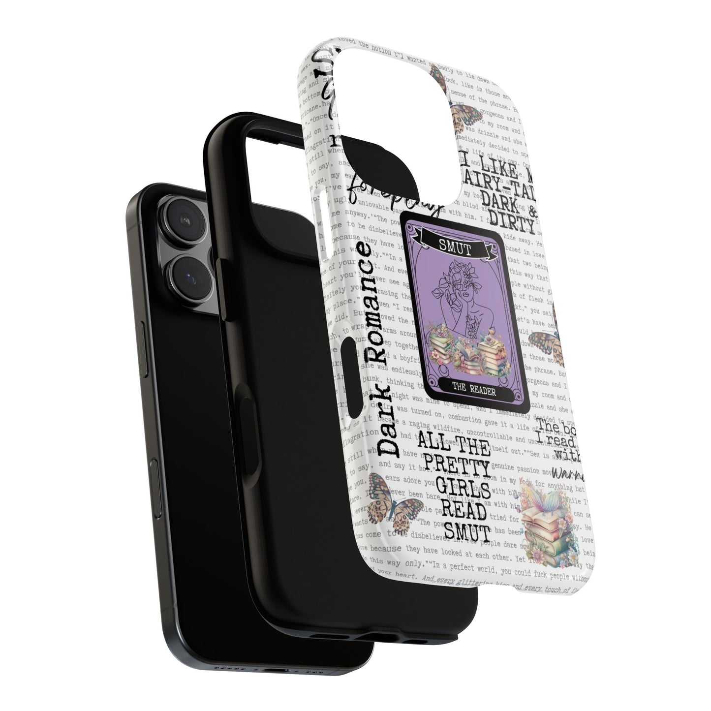 Smut Queen Phone Case β iPhone, Samsung & Google Pixel Cute Bookish Cover, Book Lover Gift
