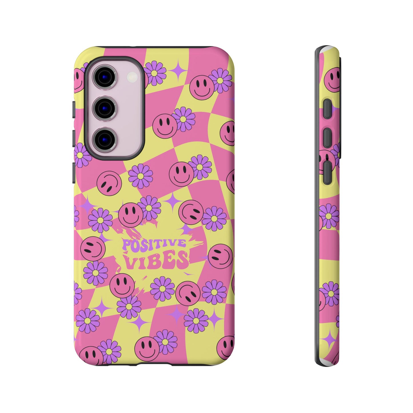 Positive Vibes Phone Case β Aesthetic Motivational Cover for iPhone, Samsung & Google Pixel
