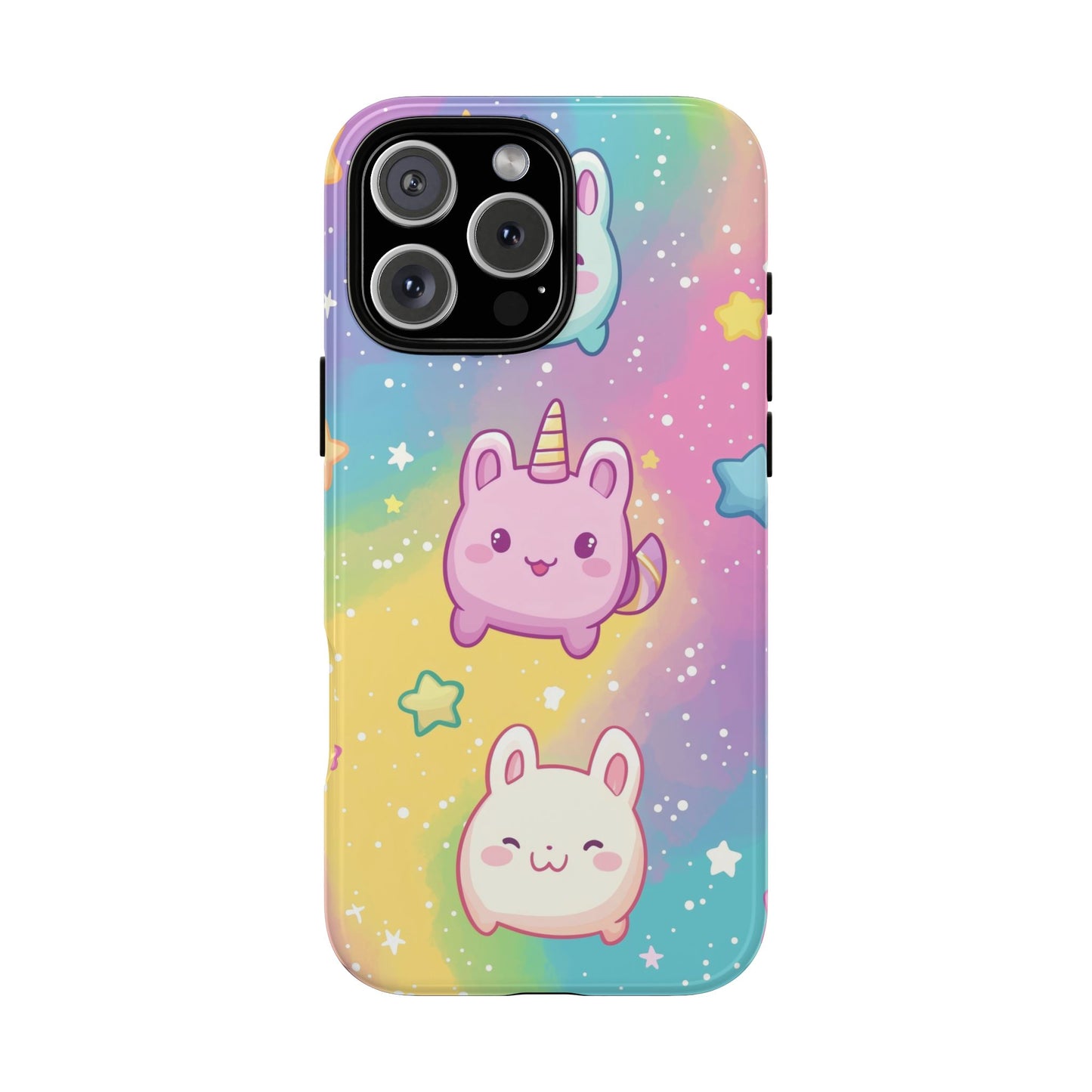 Pastel Unicorn Bunny Anime Phone Case for iPhone, Samsung, Google Pixel