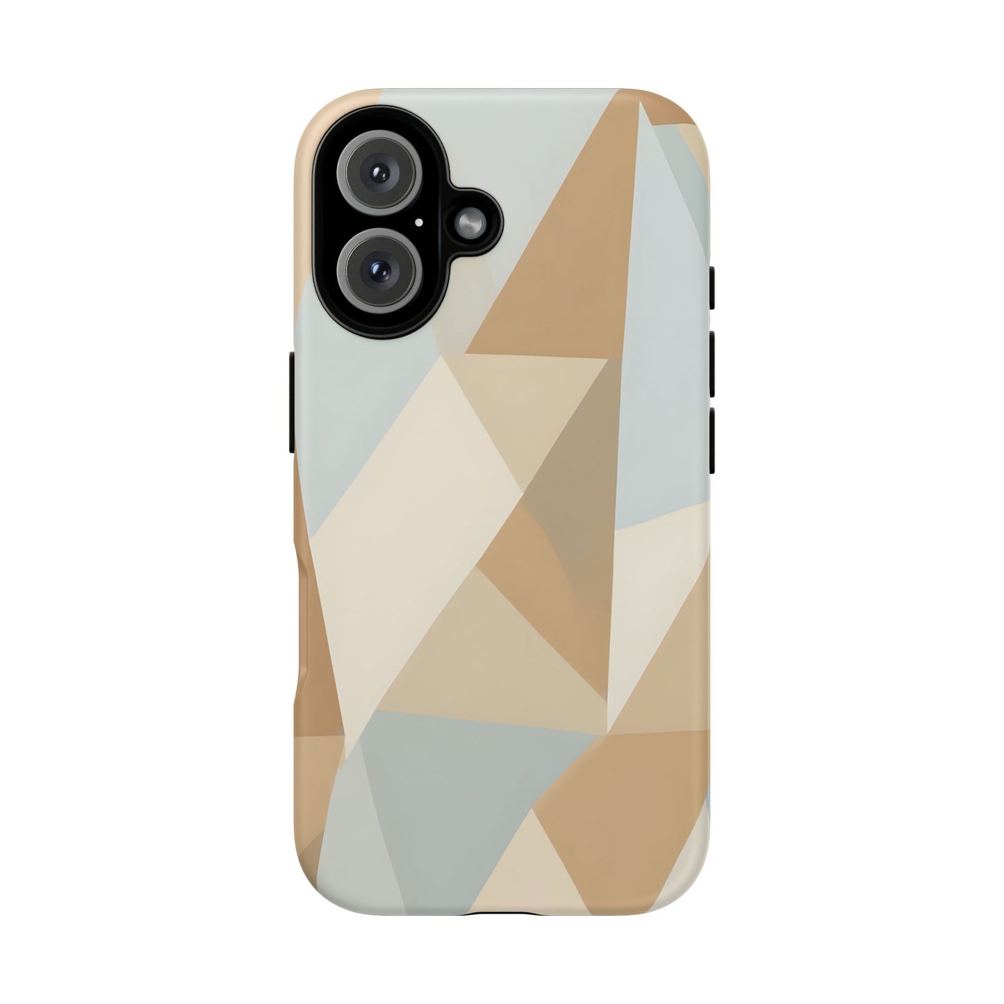 Neutral Geometrical Triangular Abstract Pattern
