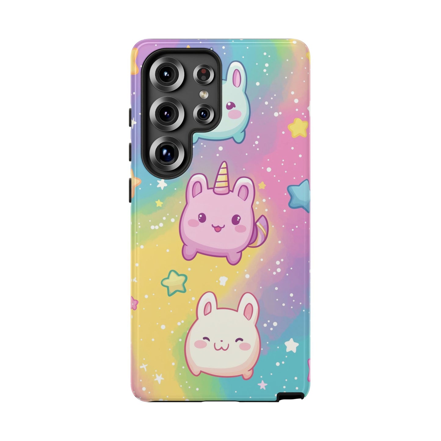 Pastel Unicorn Bunny Anime Phone Case for iPhone, Samsung, Google Pixel