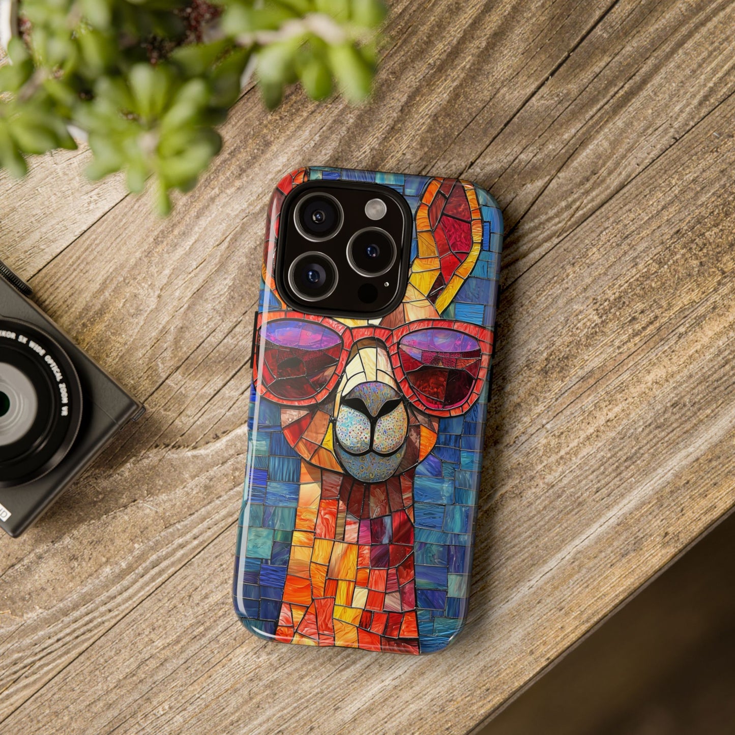 Tall Grace – Stained Glass Giraffe Phone Case for iPhone, Samsung & Pixel