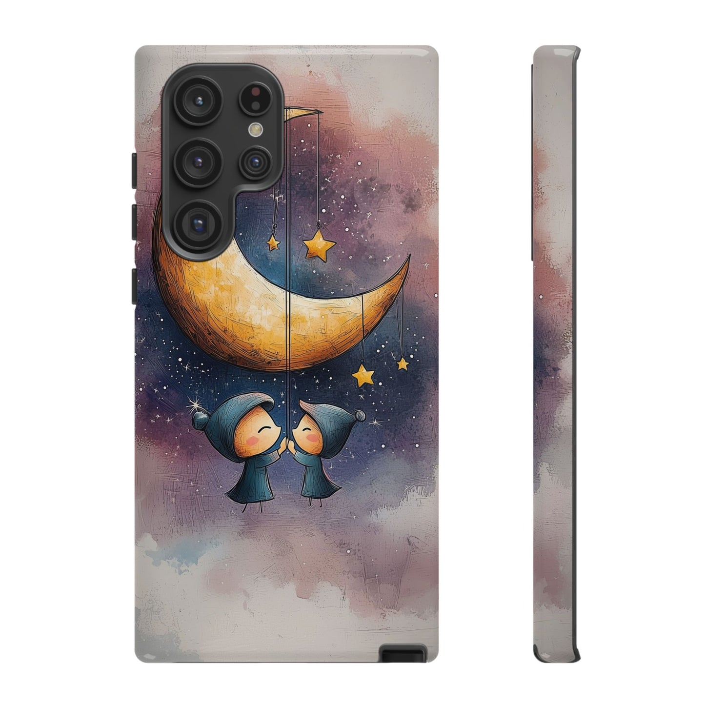 Dreamy Moonlight Duo Phone Case for iPhone, Samsung, Google Pixel