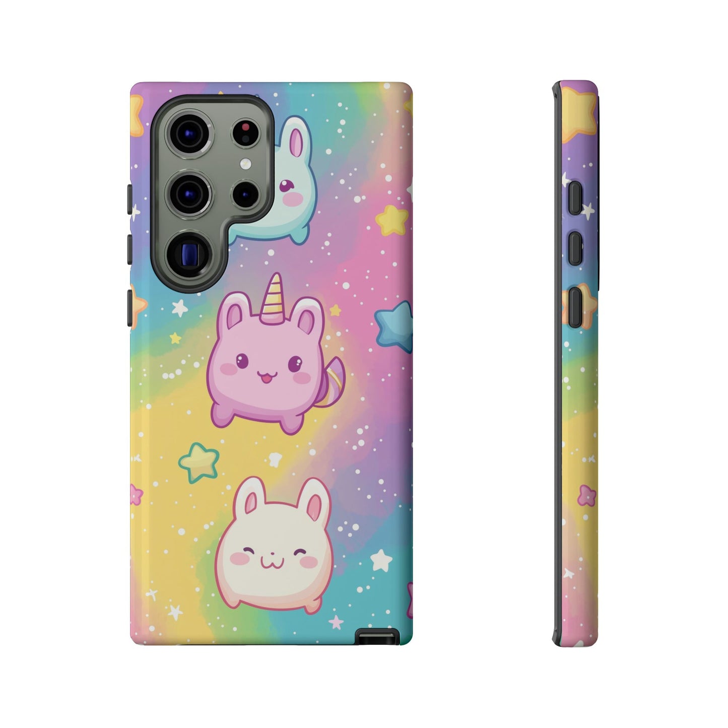 Pastel Unicorn Bunny Anime Phone Case for iPhone, Samsung, Google Pixel
