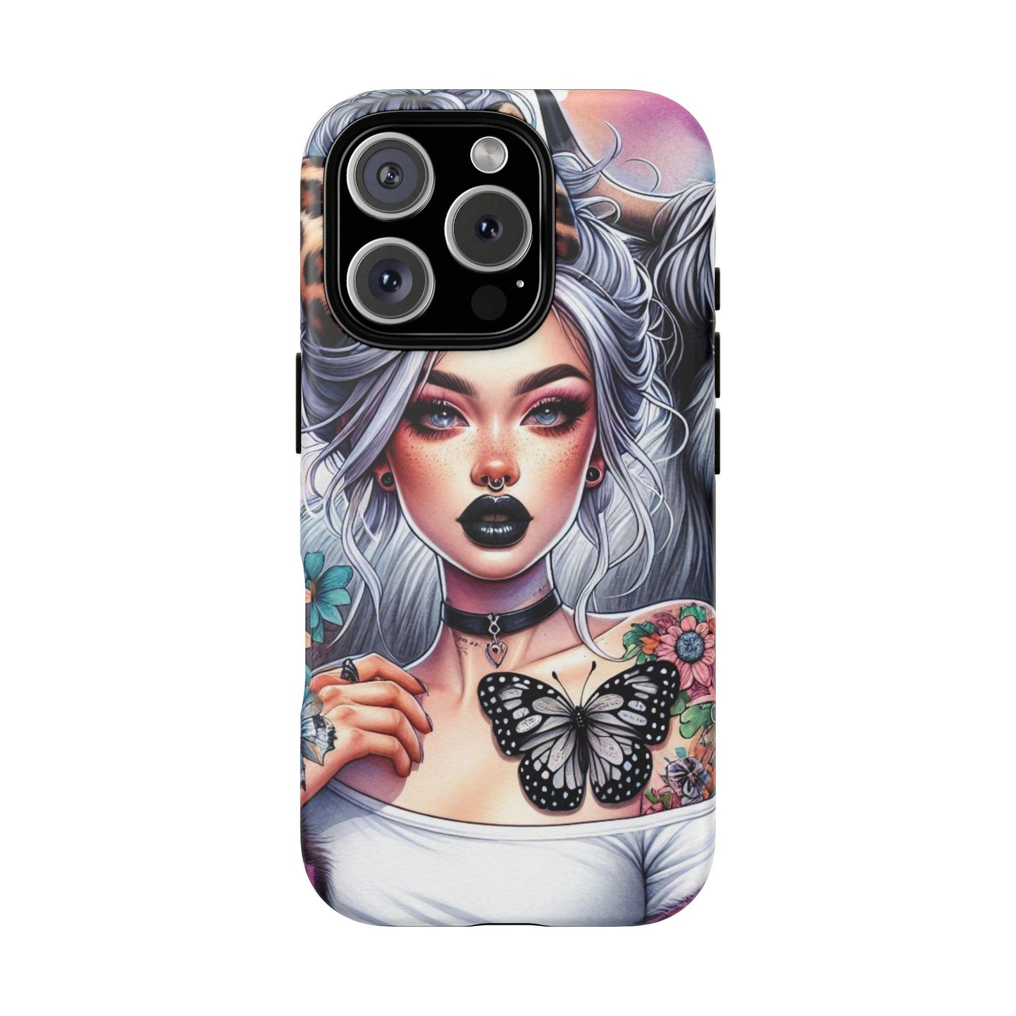 Wild Spirit – Gothic Chic & Nature Fusion Mobile Cover