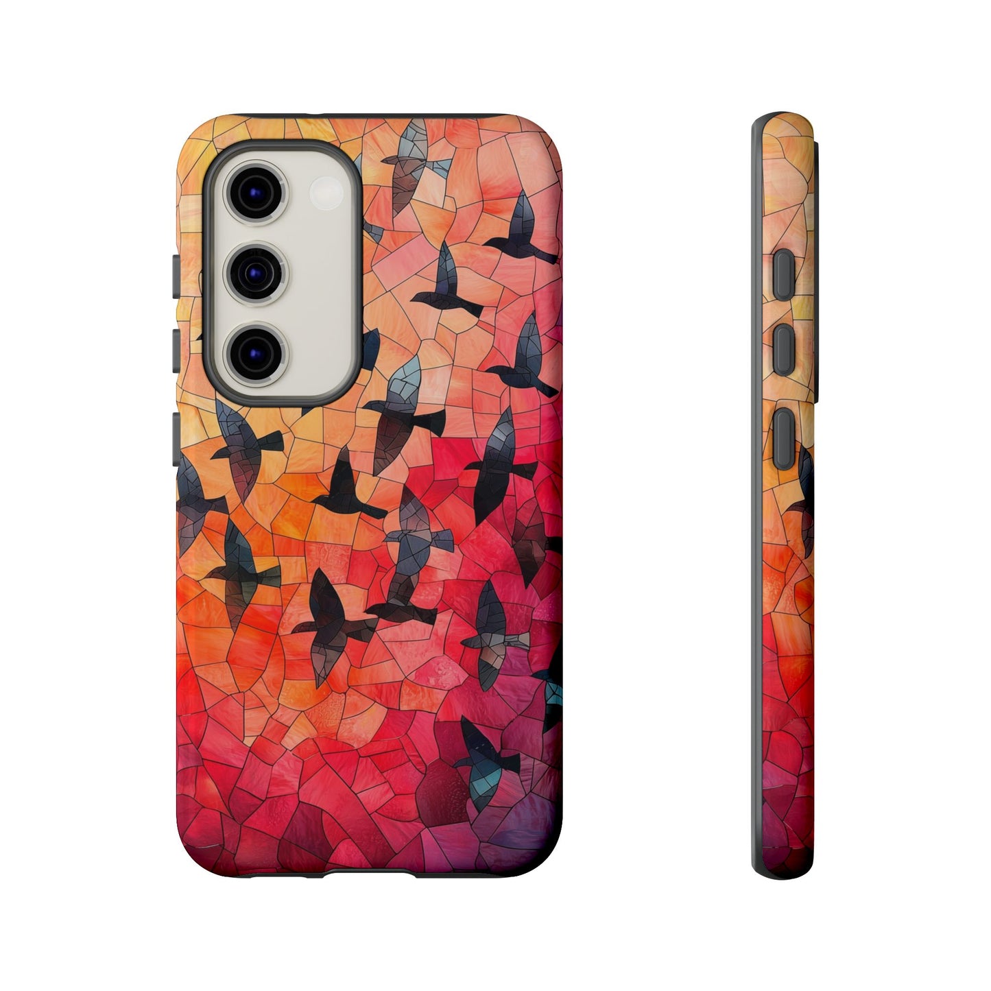 Chorus of Flight – Mosaic Birds Phone Case for iPhone, Samsung & Pixel