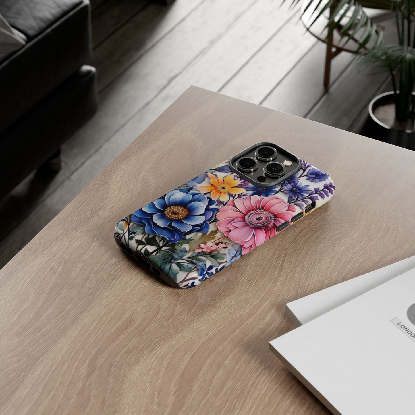 Elegant Floral Bouquet Mobile Case – Vibrant Botanical Art