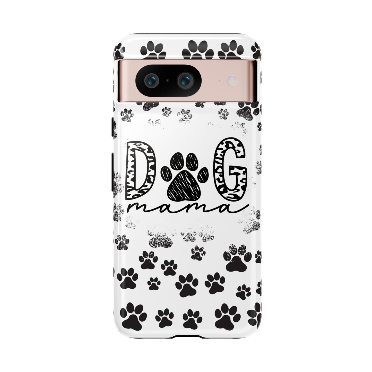 Dog Mama Phone Case for iPhone, Samsung & Google Pixel, Paw Print Phone Cover, Furry Friend Phone Case, Dog Owner/Pat Parents/Dog Mom Gifts