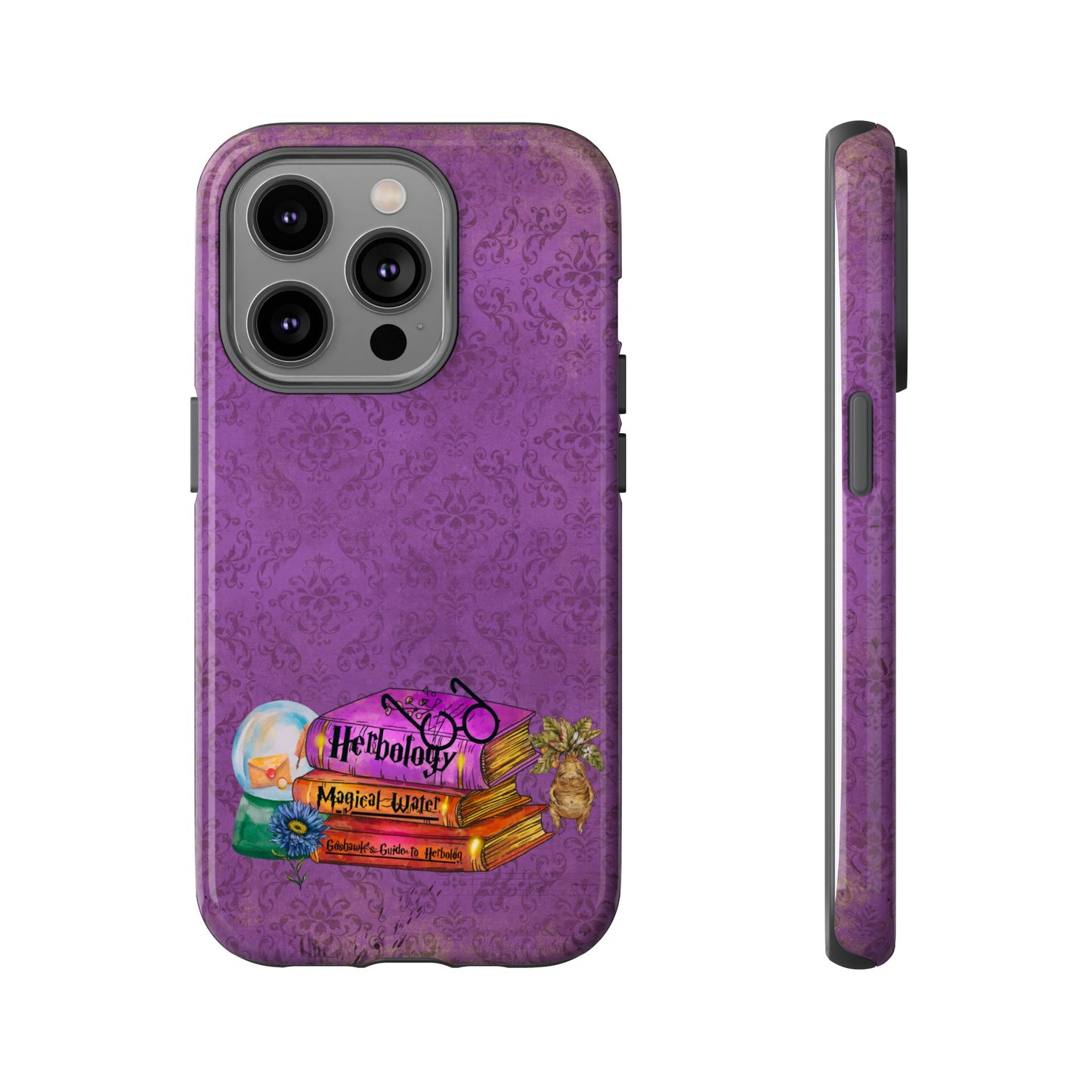 Herbology, Magical Water Witchy Phone Case for iPhone, Samsung & Google Pixel, Books Lover Gift