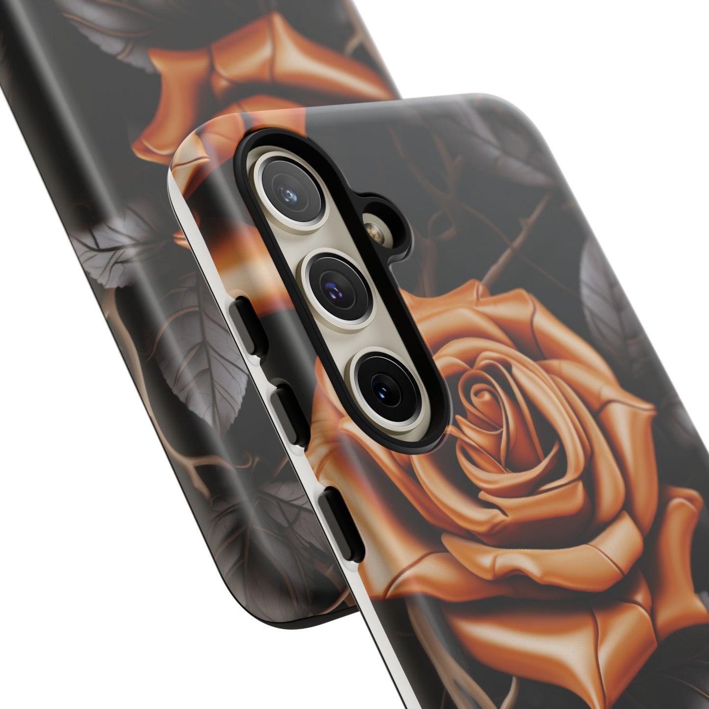Midnight Gold Rose Mobile Case