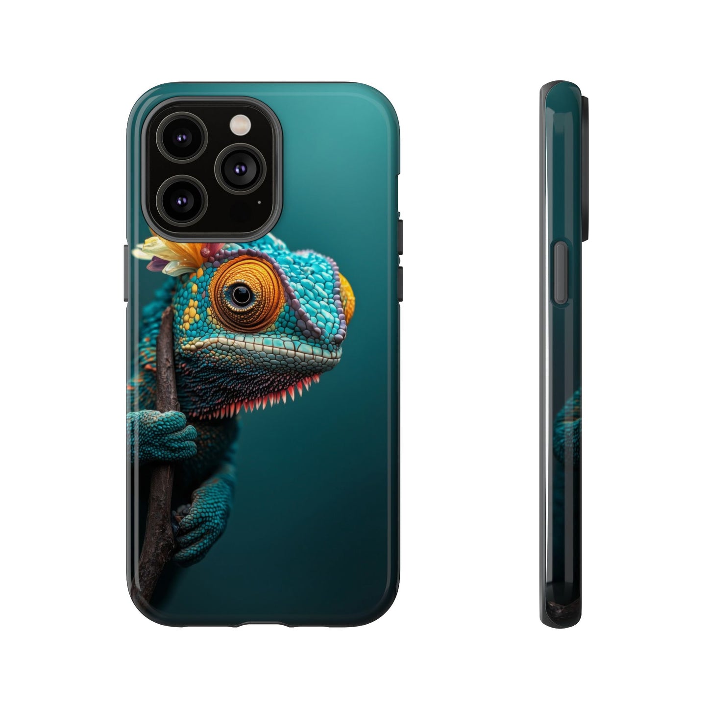 Color Shift Chameleon – Vibrant Reptile Skin Phone Case for iPhone, Pixel & Samsung