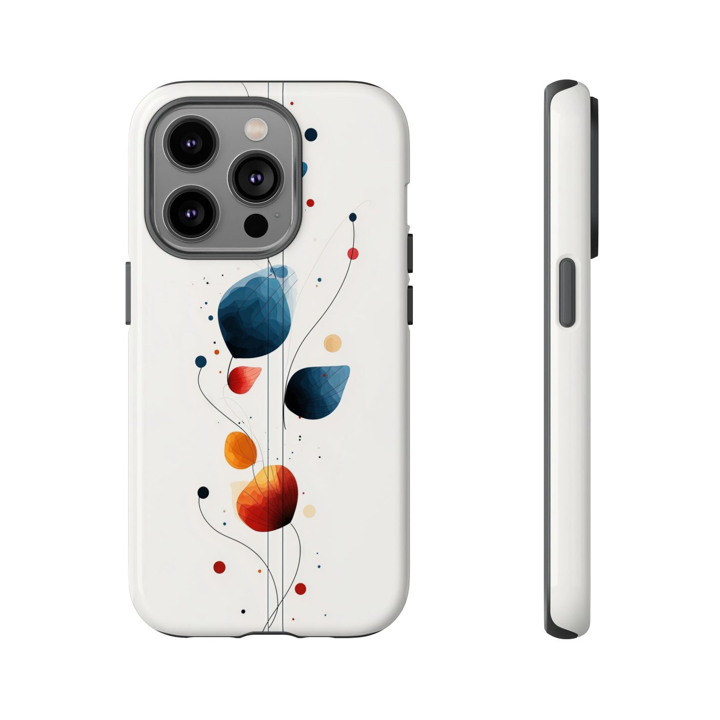 Celestial Dots Abstract Phone Case – Space-Inspired Art for iPhone, Samsung & Pixel