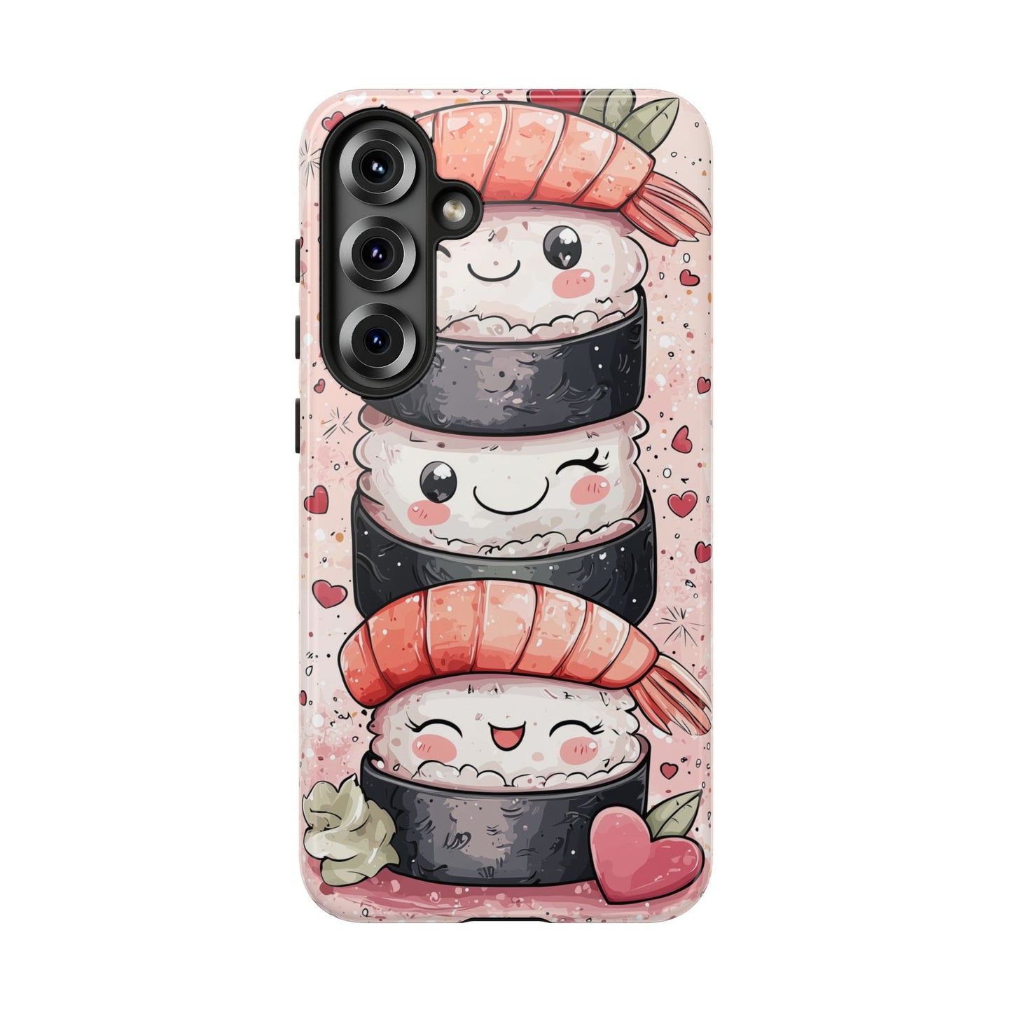 Anime Sushi Stack Phone Case β Cute & Tasty-Inspired Design for iPhone, Samsung, and Google Pixel